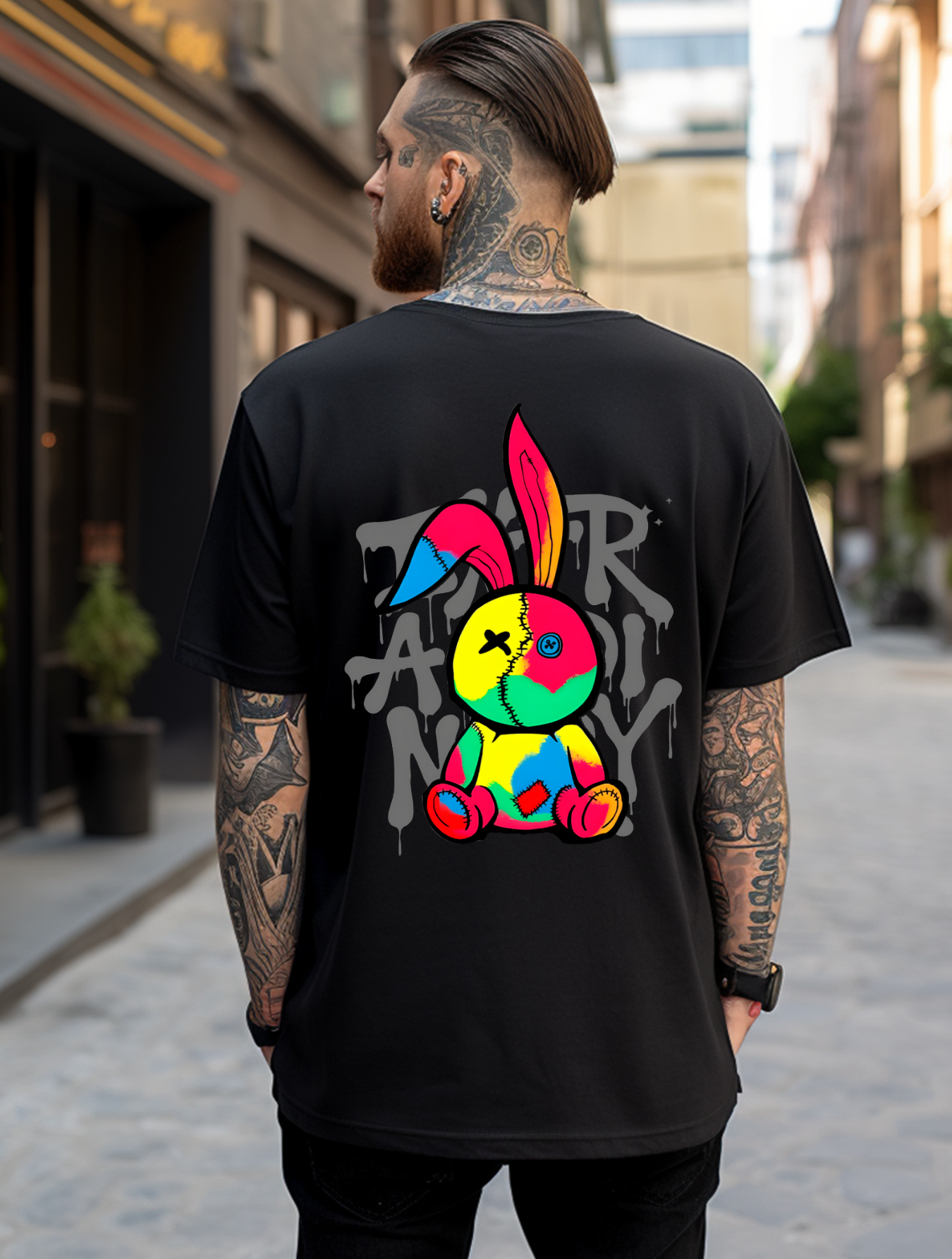 Camiseta Oversized Color Rabit EFC Classic