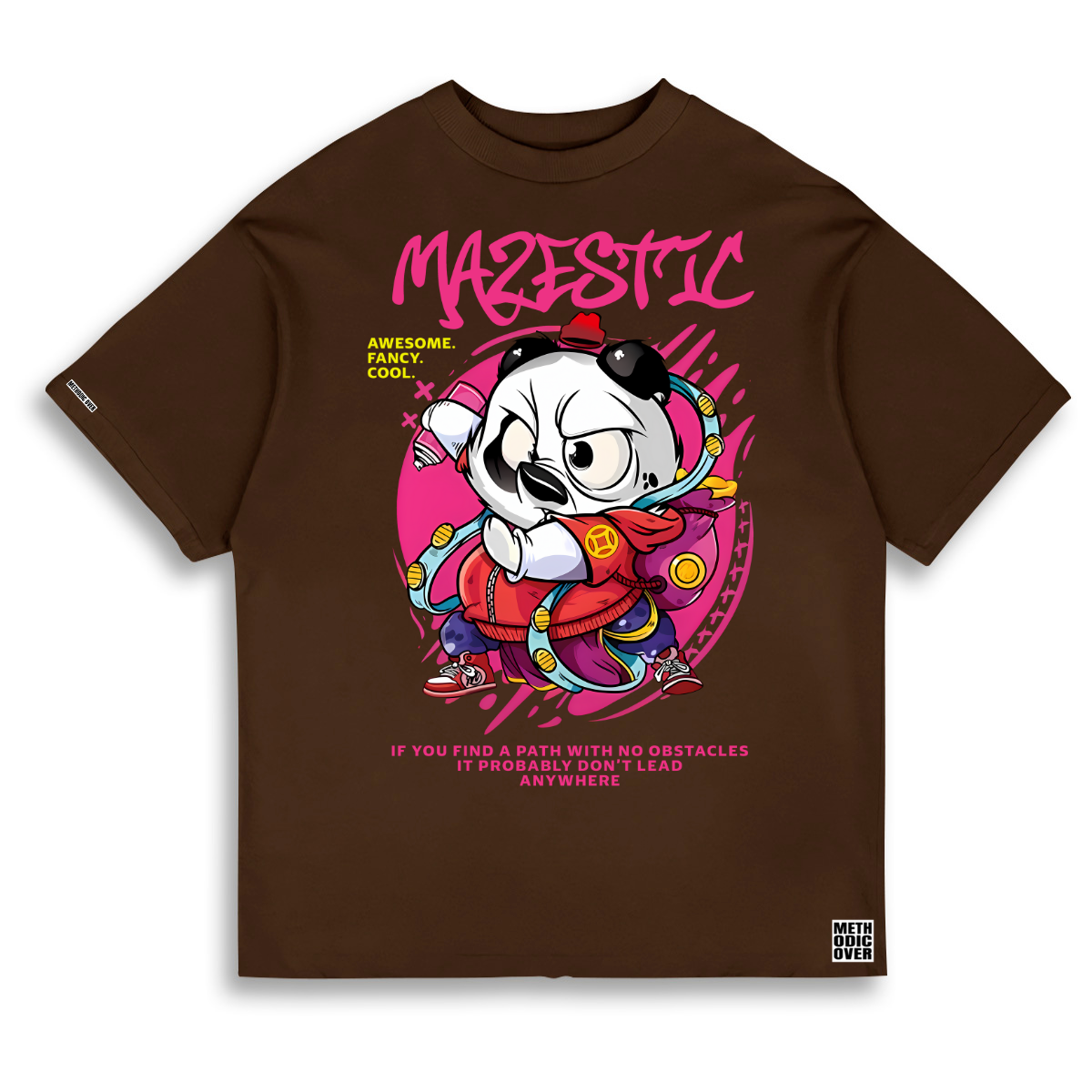 Camiseta Oversized Mazestic Panda EF M.O