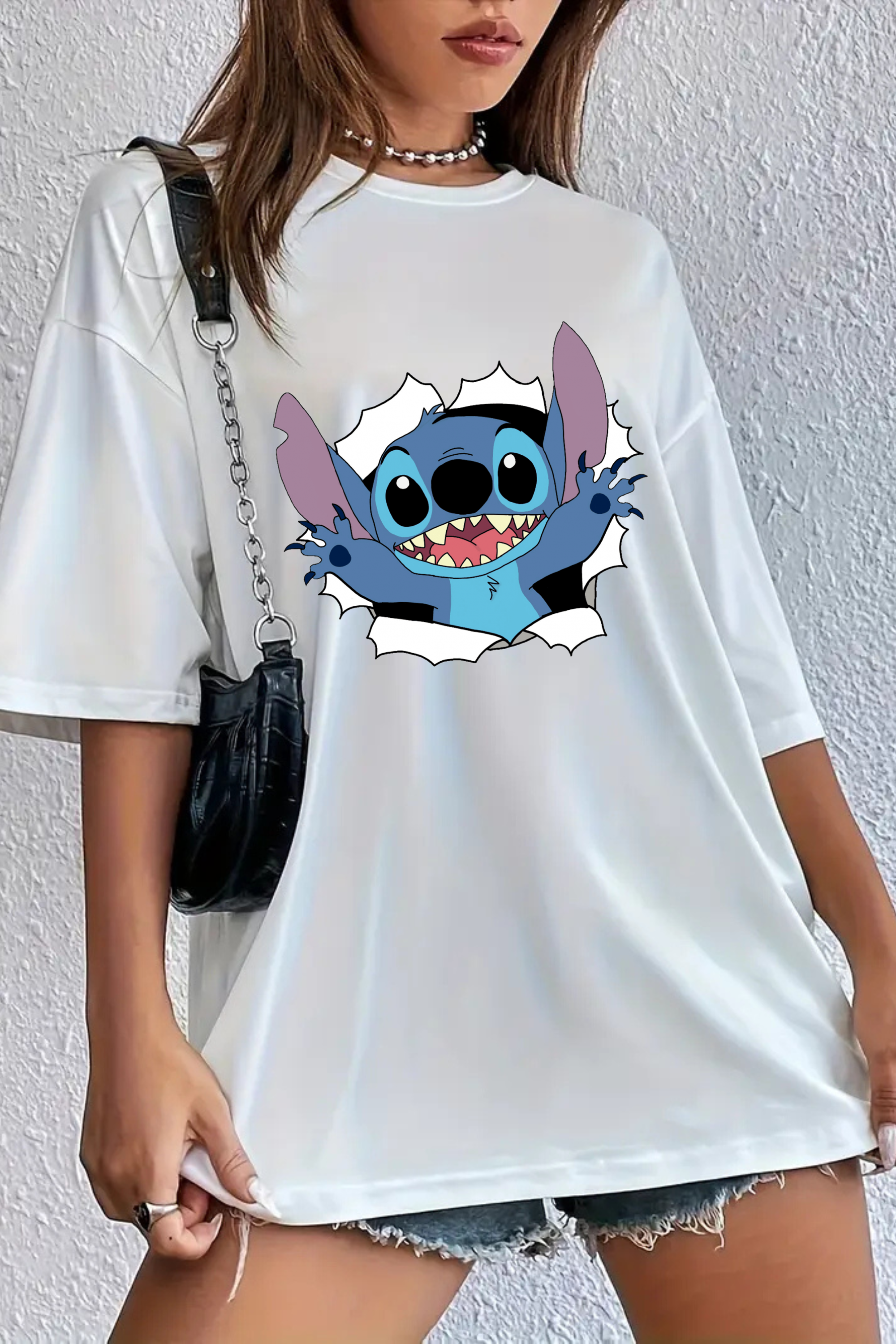Camiseta Oversized Stitch Hole EF MEIO