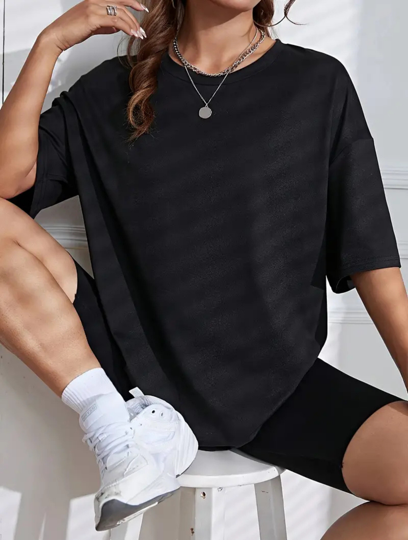 Camiseta Oversized Pink Rabit EC