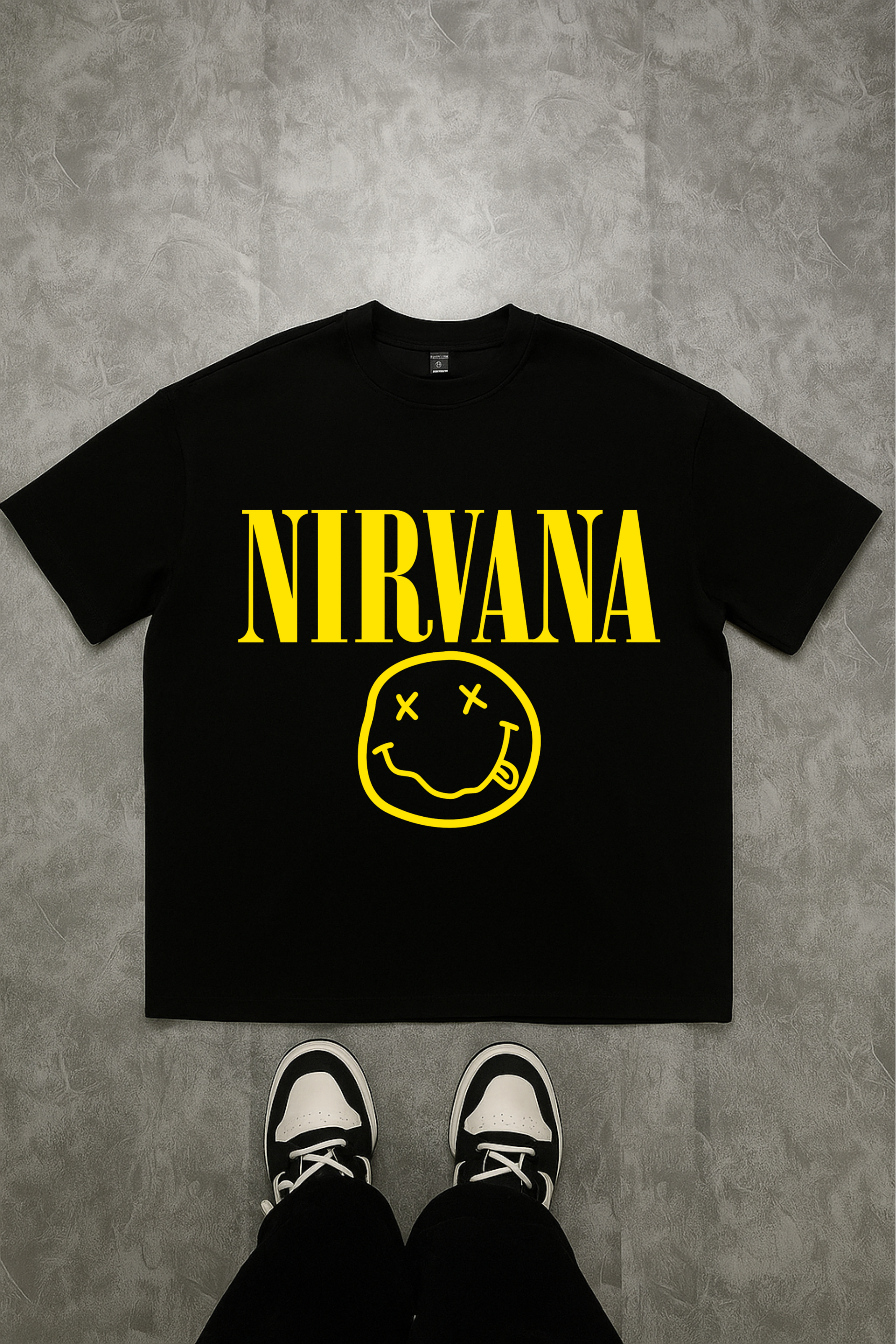 Camiseta Oversized Nirvana 0 EF