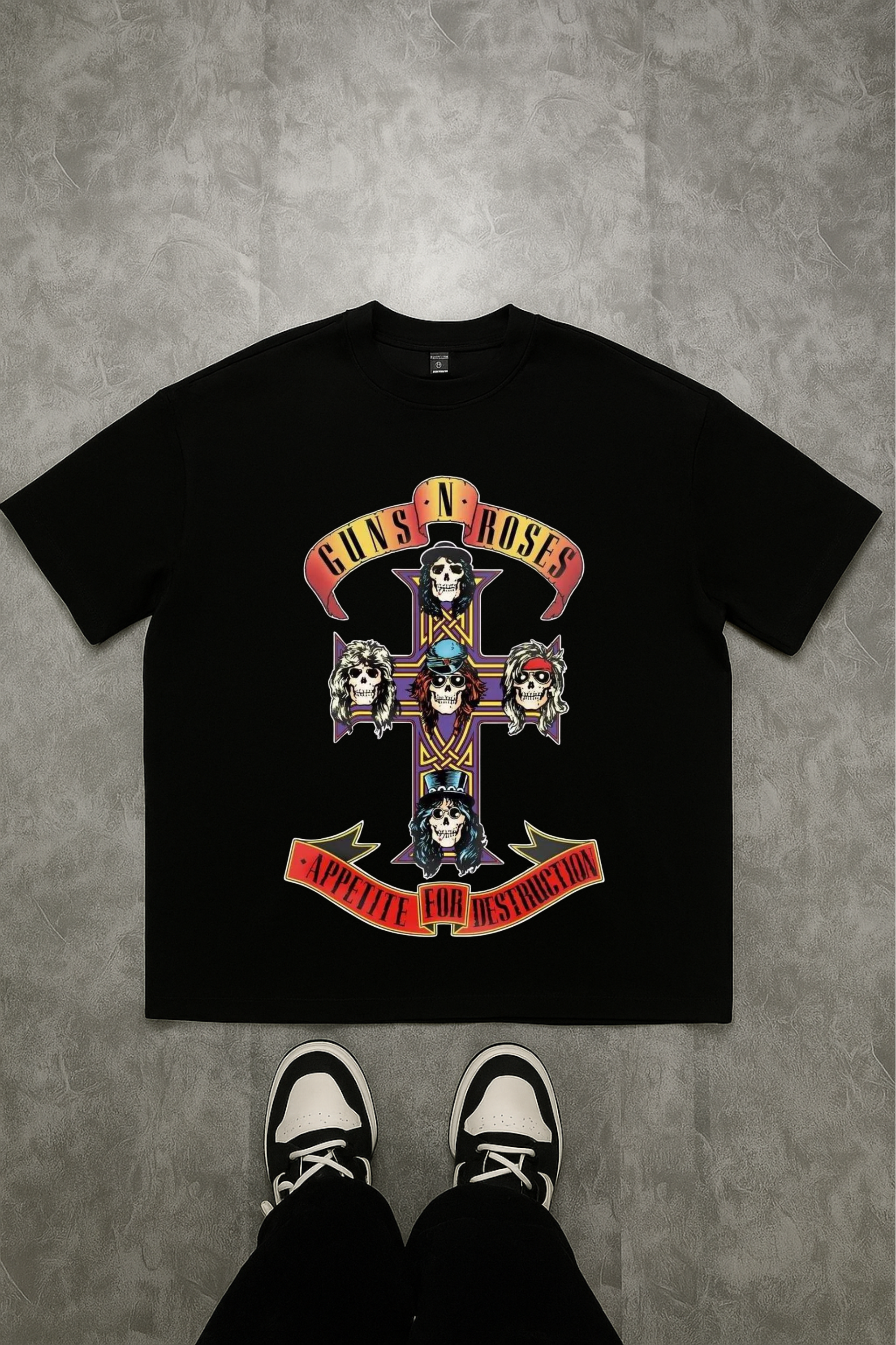 Camiseta Oversized Guns N Roses 5 EF