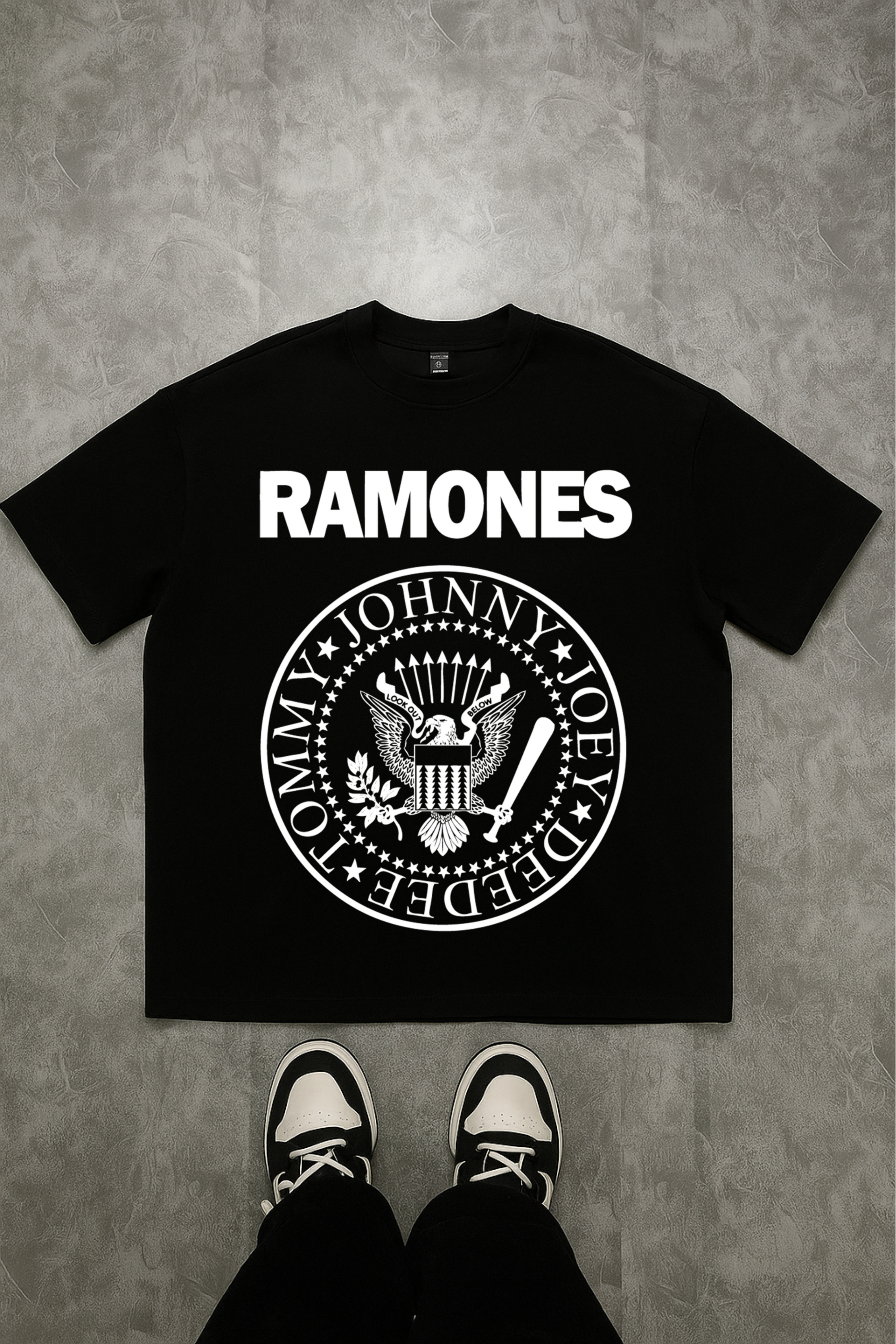 Camiseta Oversized Ramones 1 EF