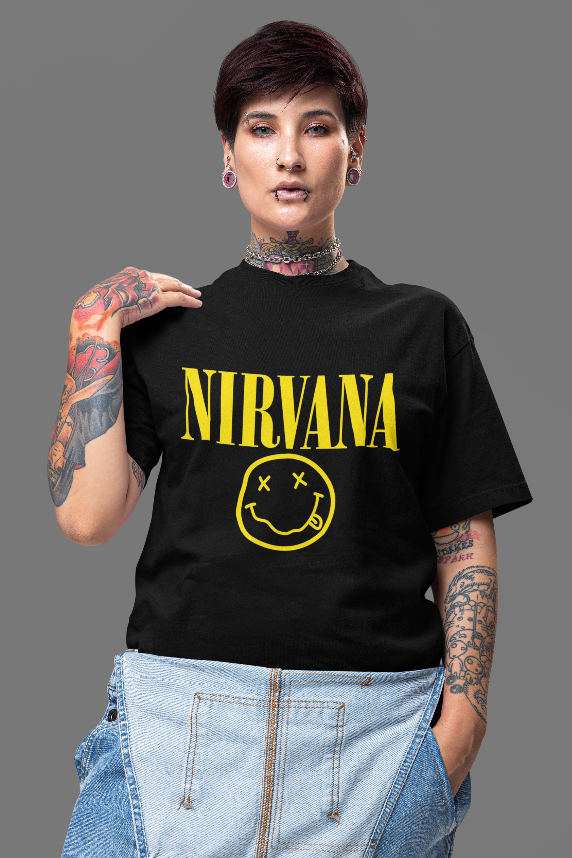 Camiseta Oversized Nirvana