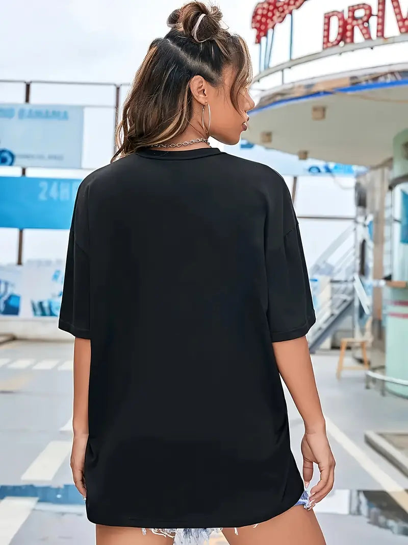 Camiseta Oversized Miss You EF Meio