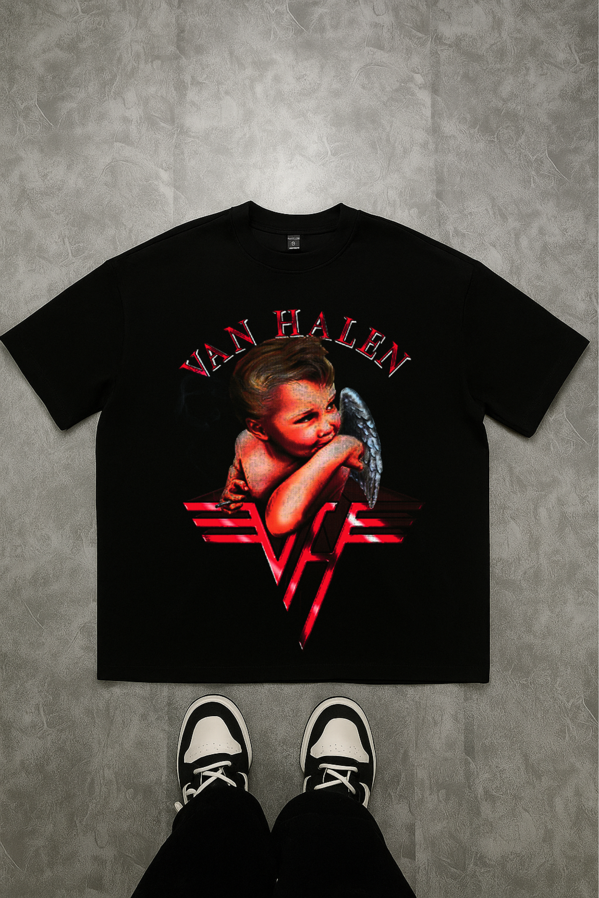 Camiseta Oversized Van Halen 2 EF