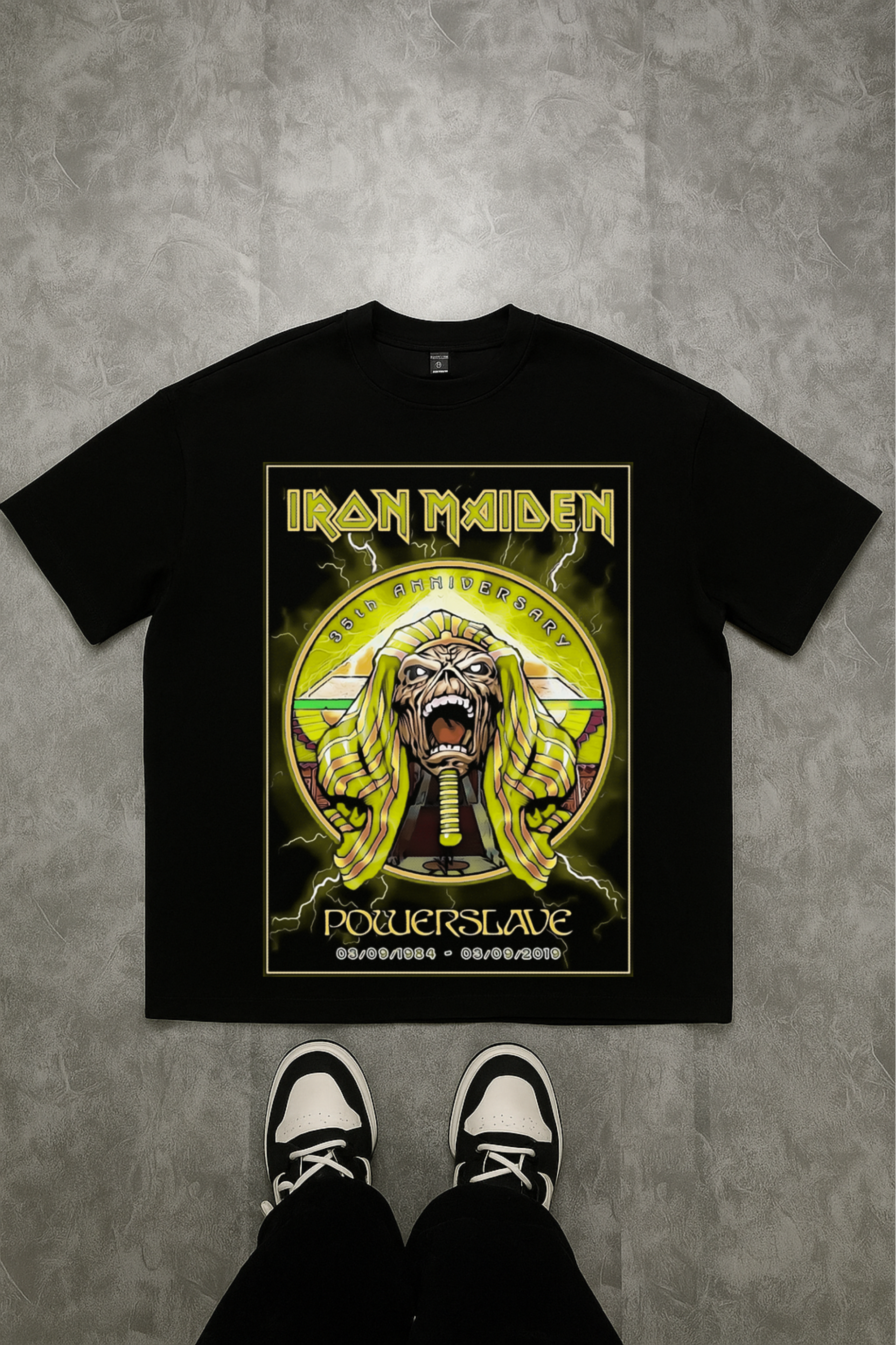 Camiseta Oversized Iron Maiden 6 EF