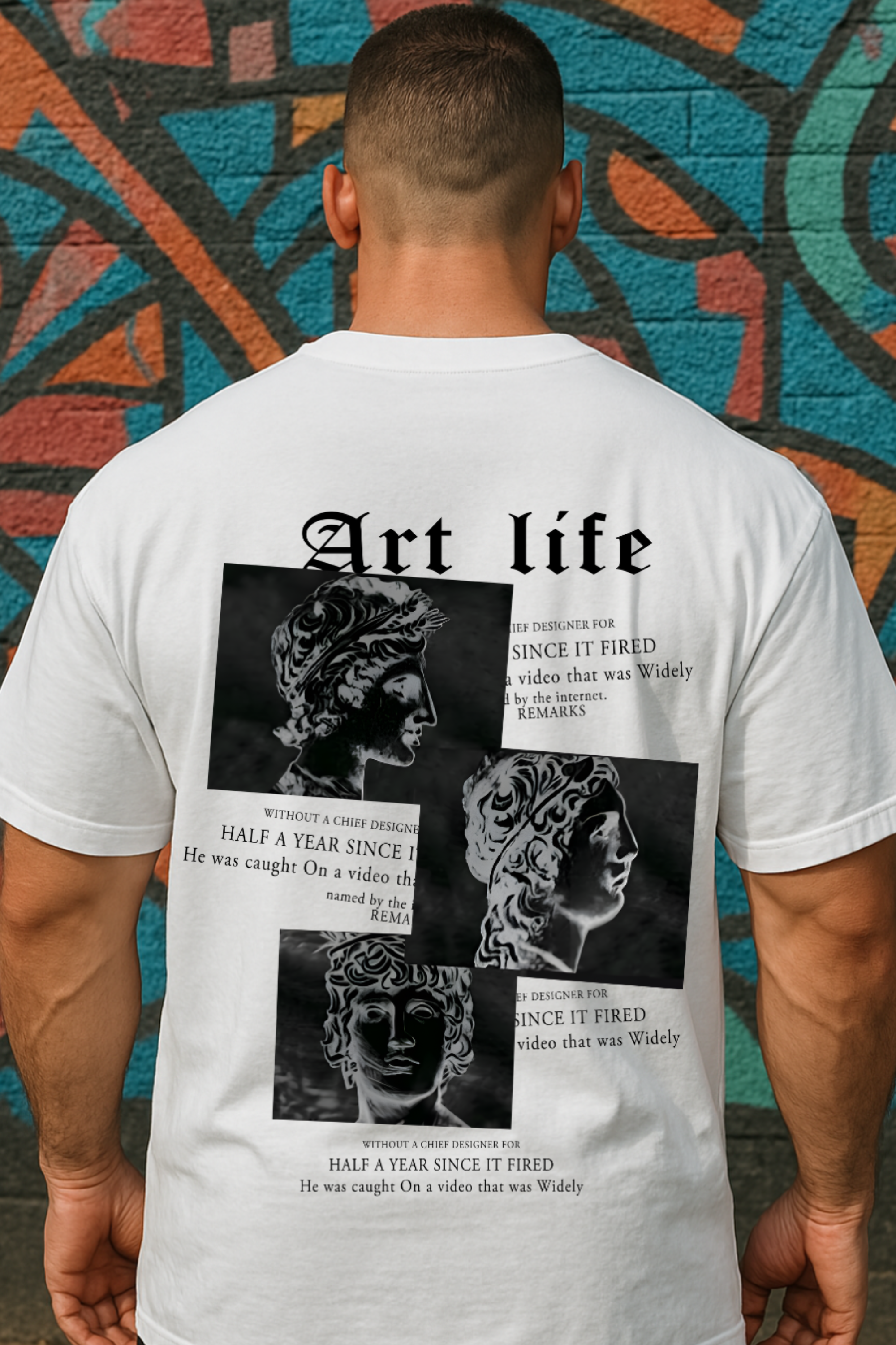 Camiseta Oversized Art Life EFC MEIO