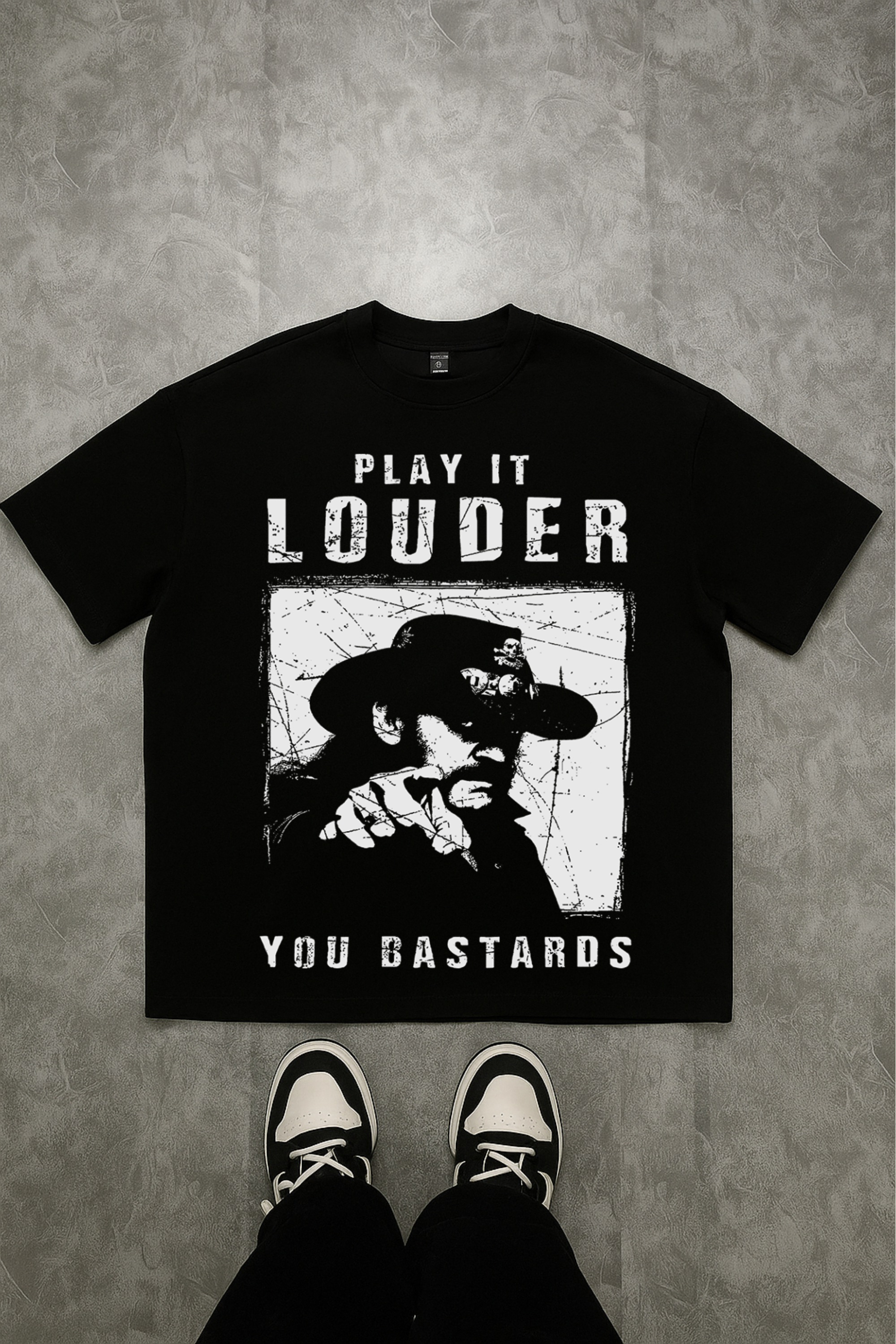 Camiseta Oversized Play it louder you basterds EF