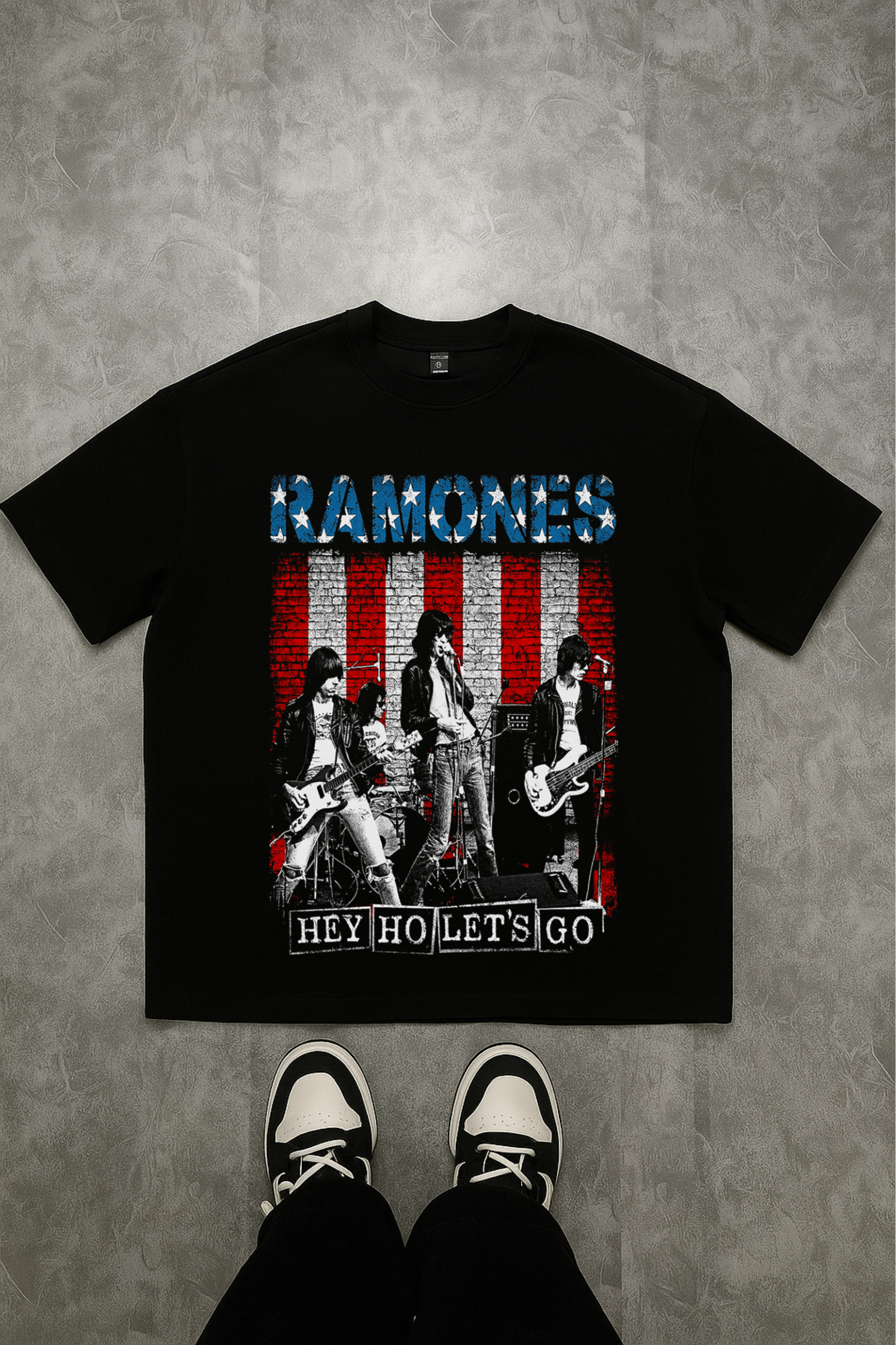 Camiseta Oversized Ramones 2 EF