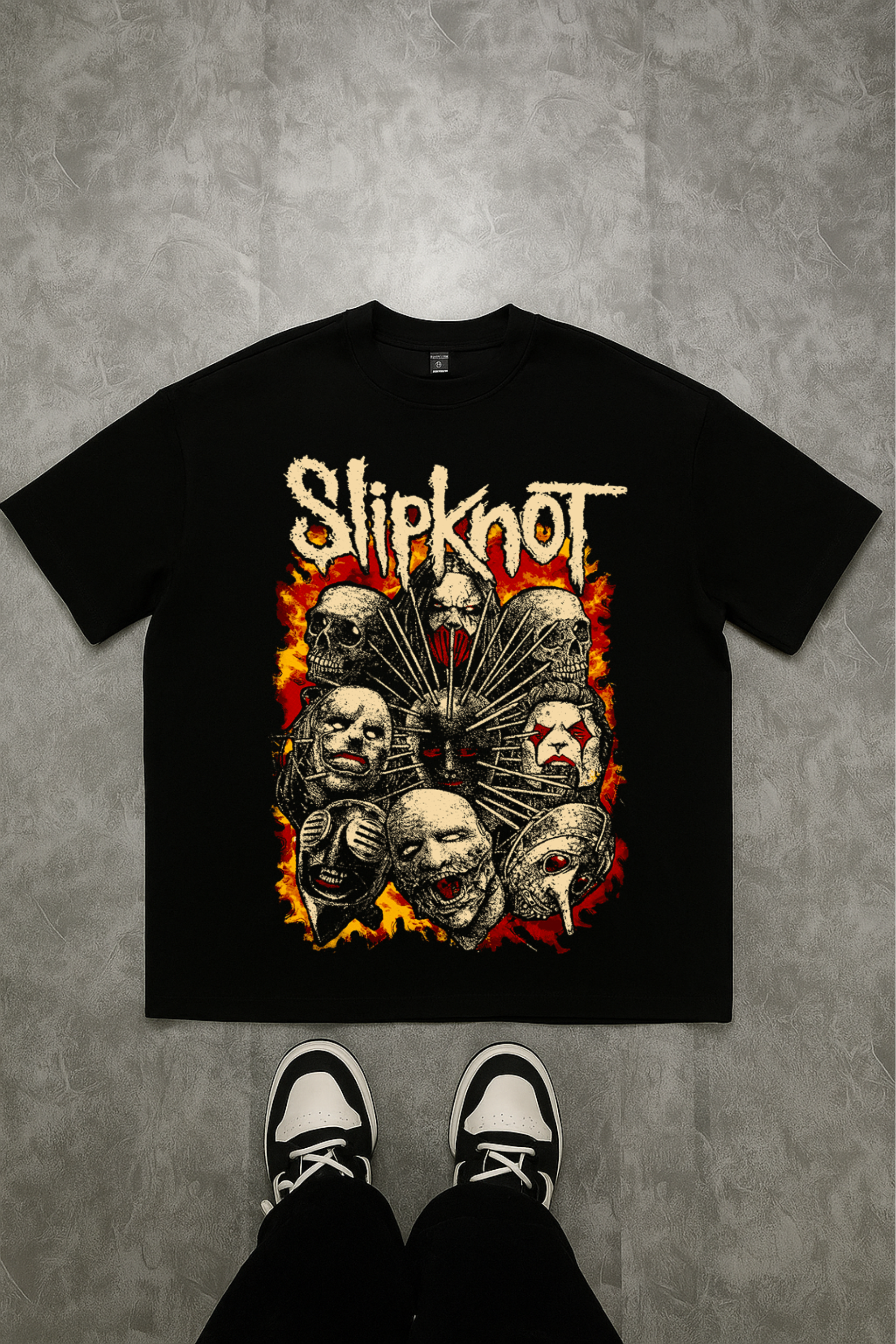 Camiseta Oversized Slipknot 5 EF