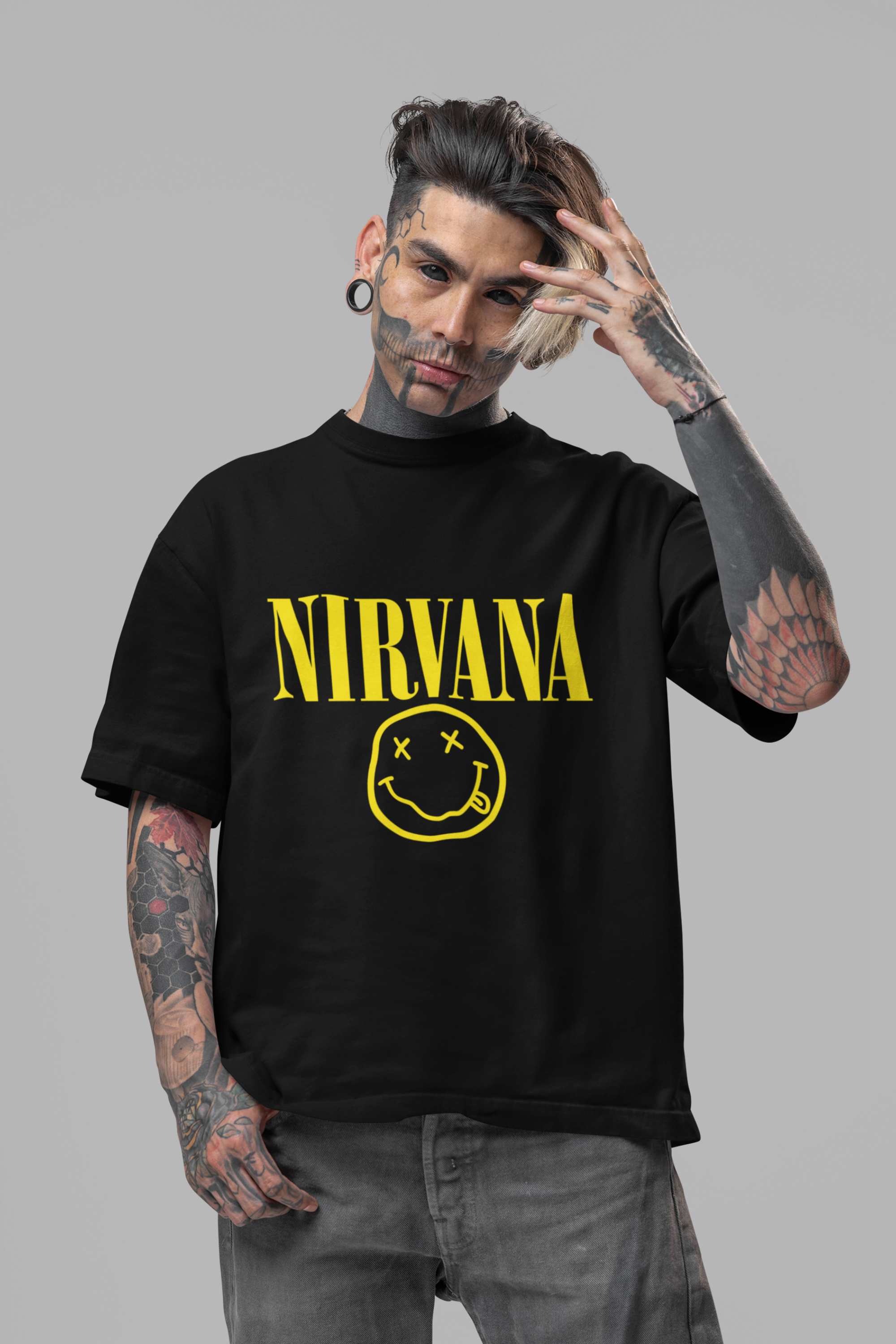 Camiseta Oversized Nirvana