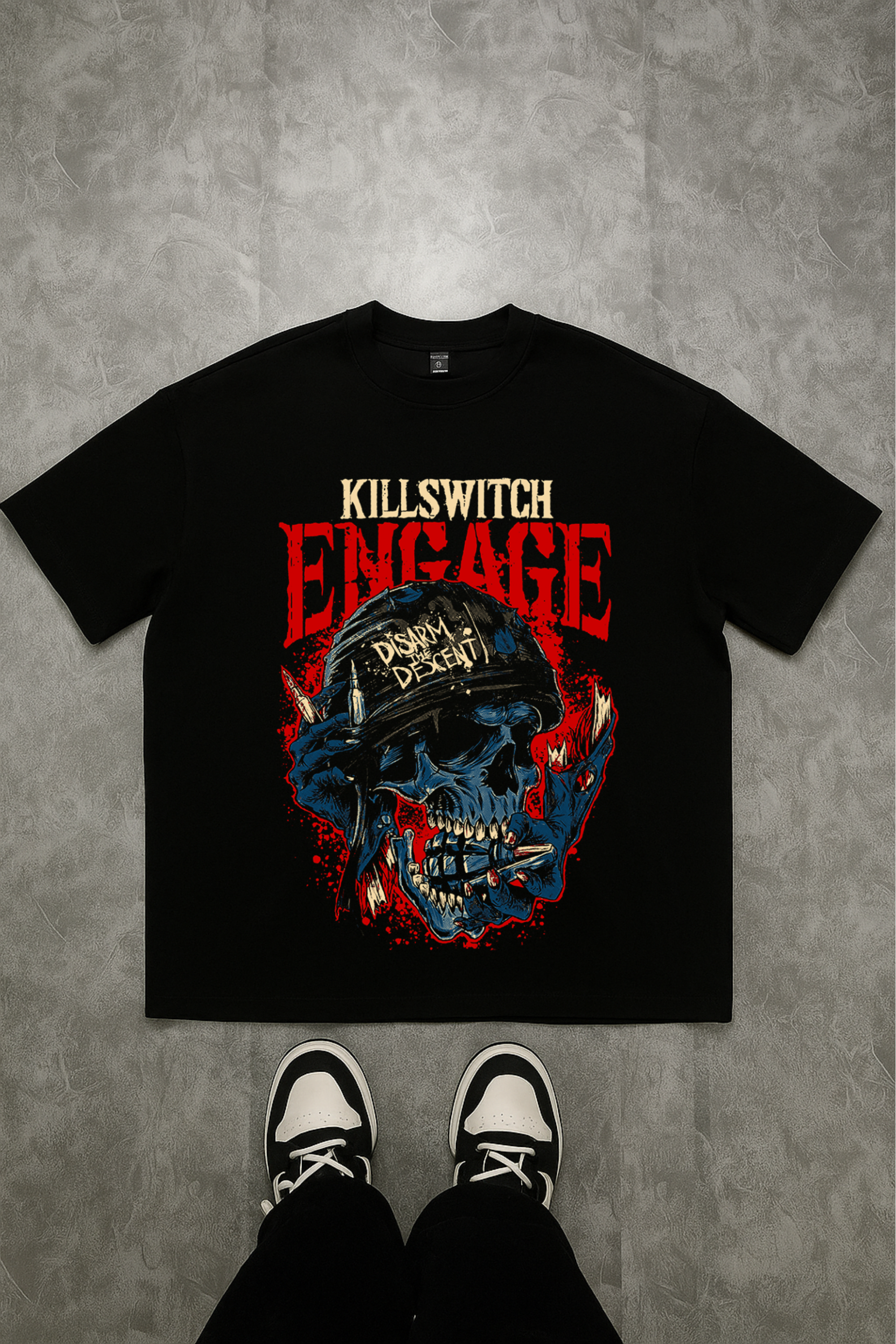 Camiseta Oversized Killswitch Engage 1 EF