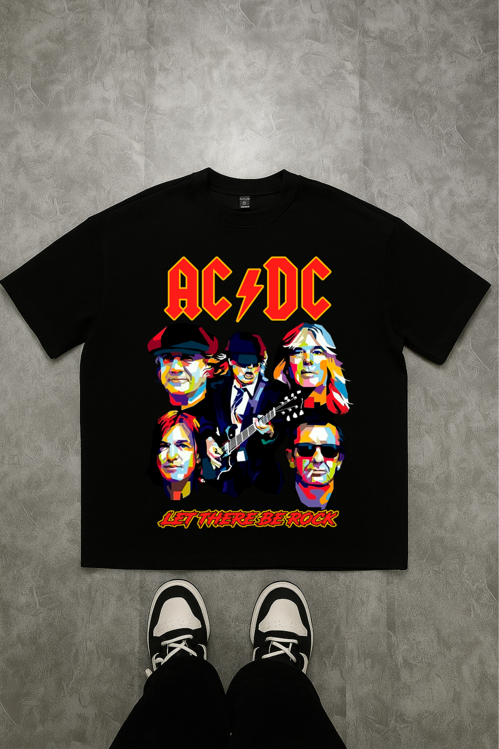 Camiseta Oversized ACDC 3 EF