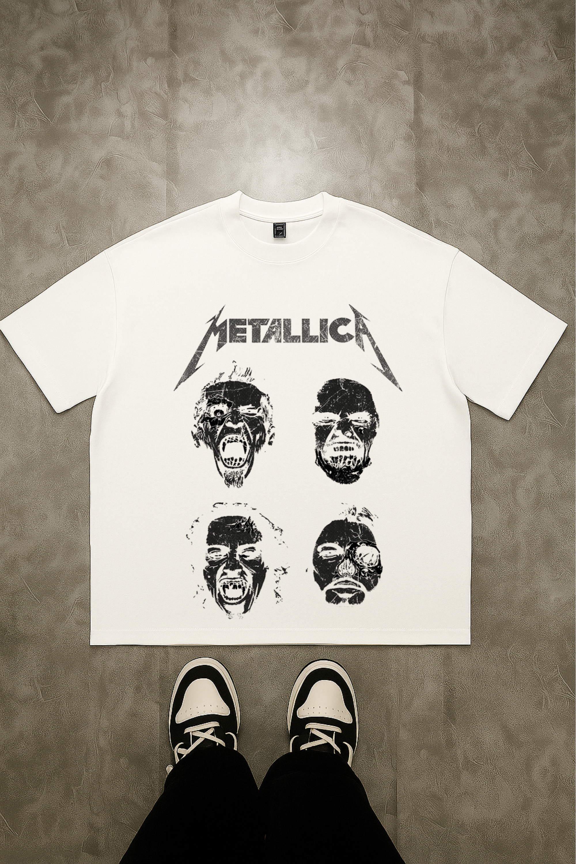 Camiseta Oversized Metallica 4 EF