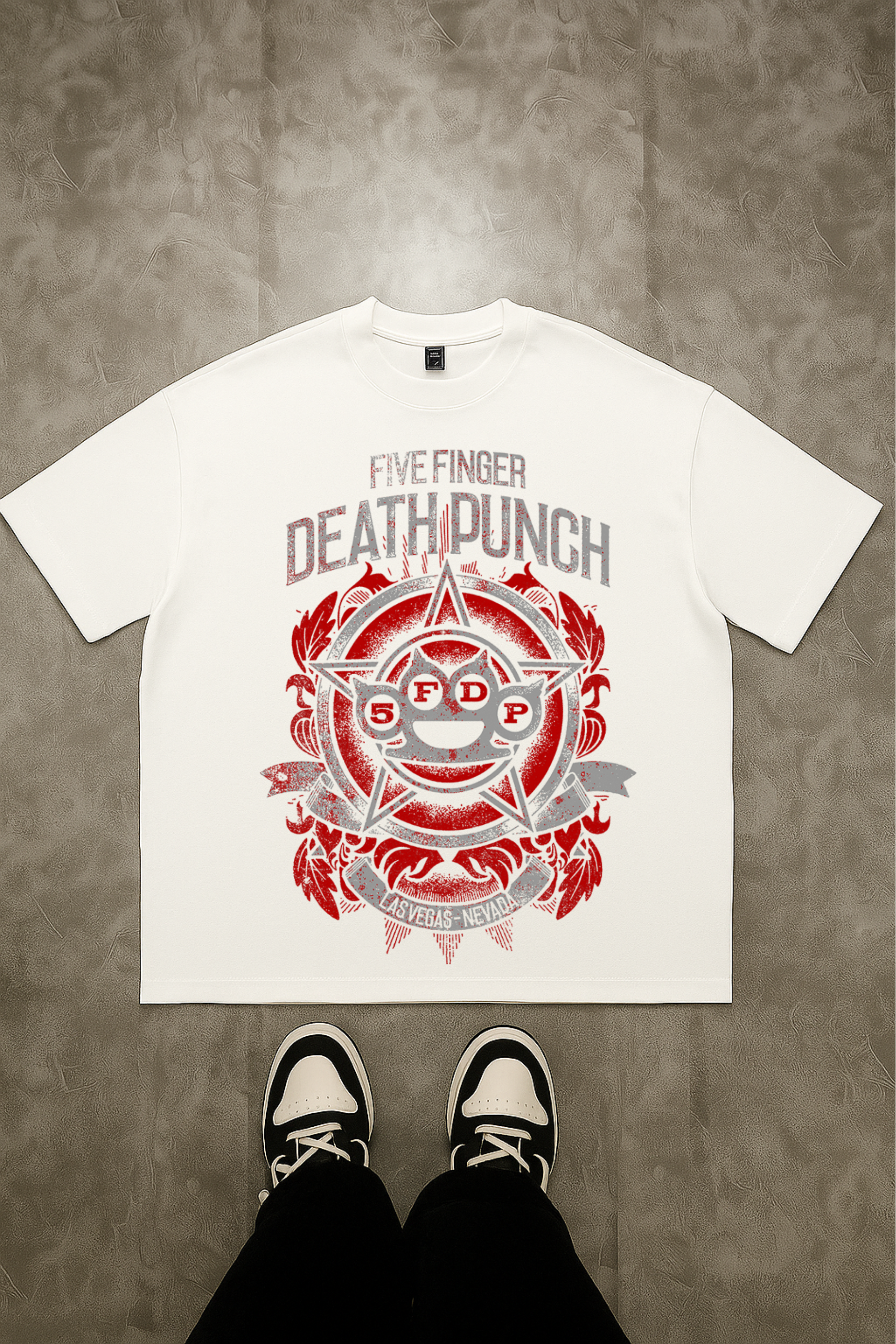 Camiseta Oversized Five Finger Death Punch 2