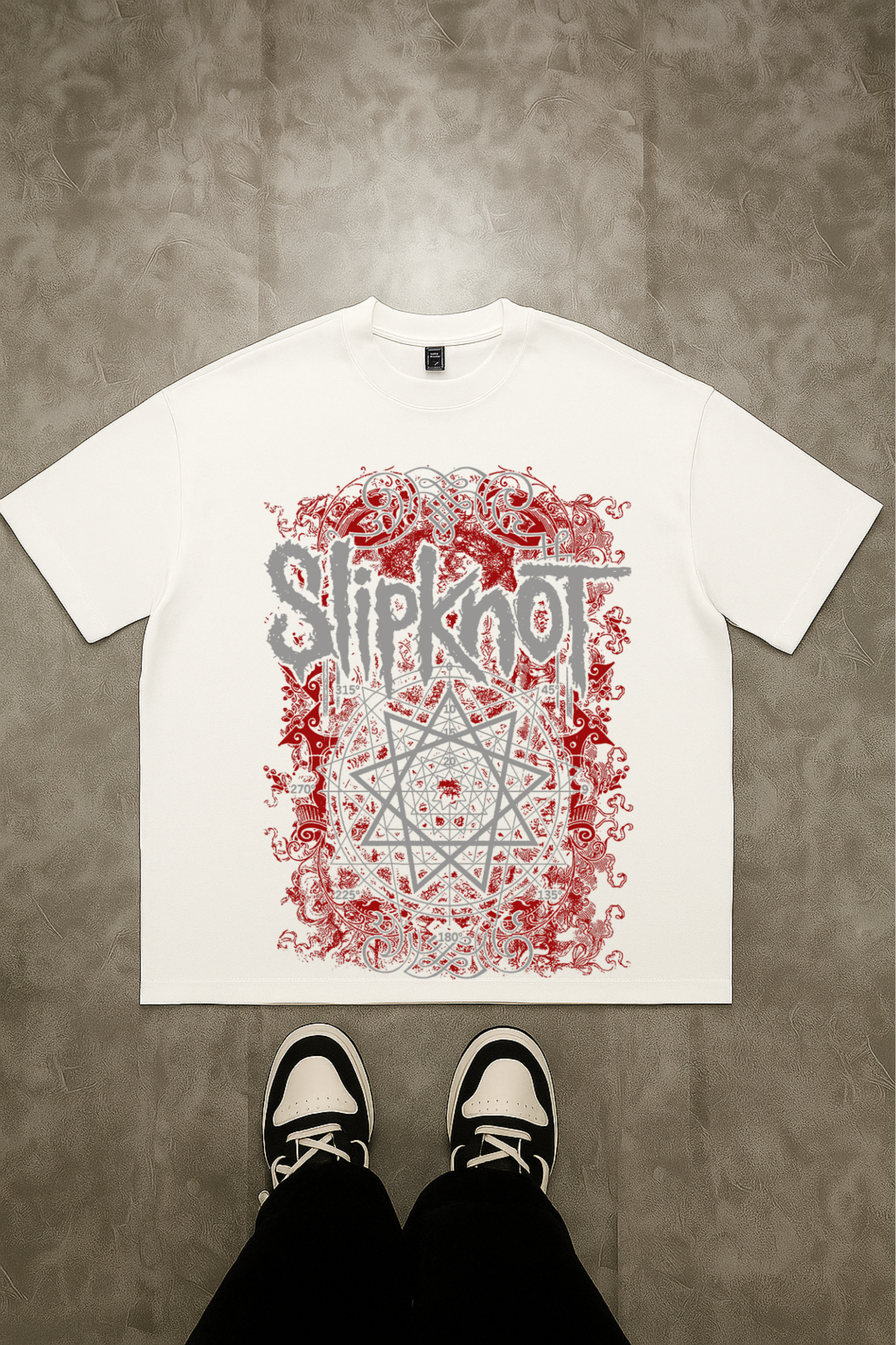 Camiseta Oversized Slipknot 6 EF