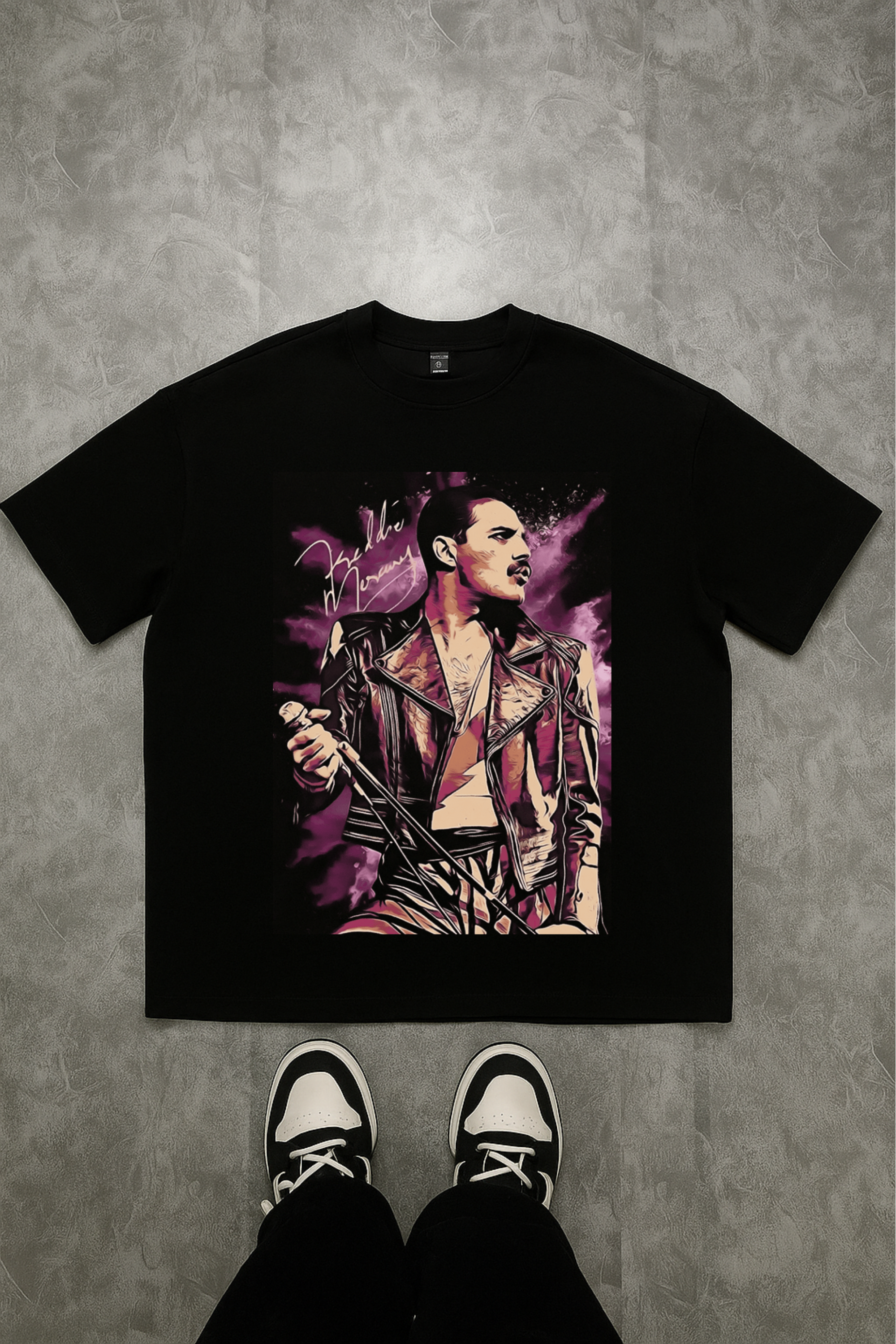 Camiseta Oversized Freddie Mercury 1 EF