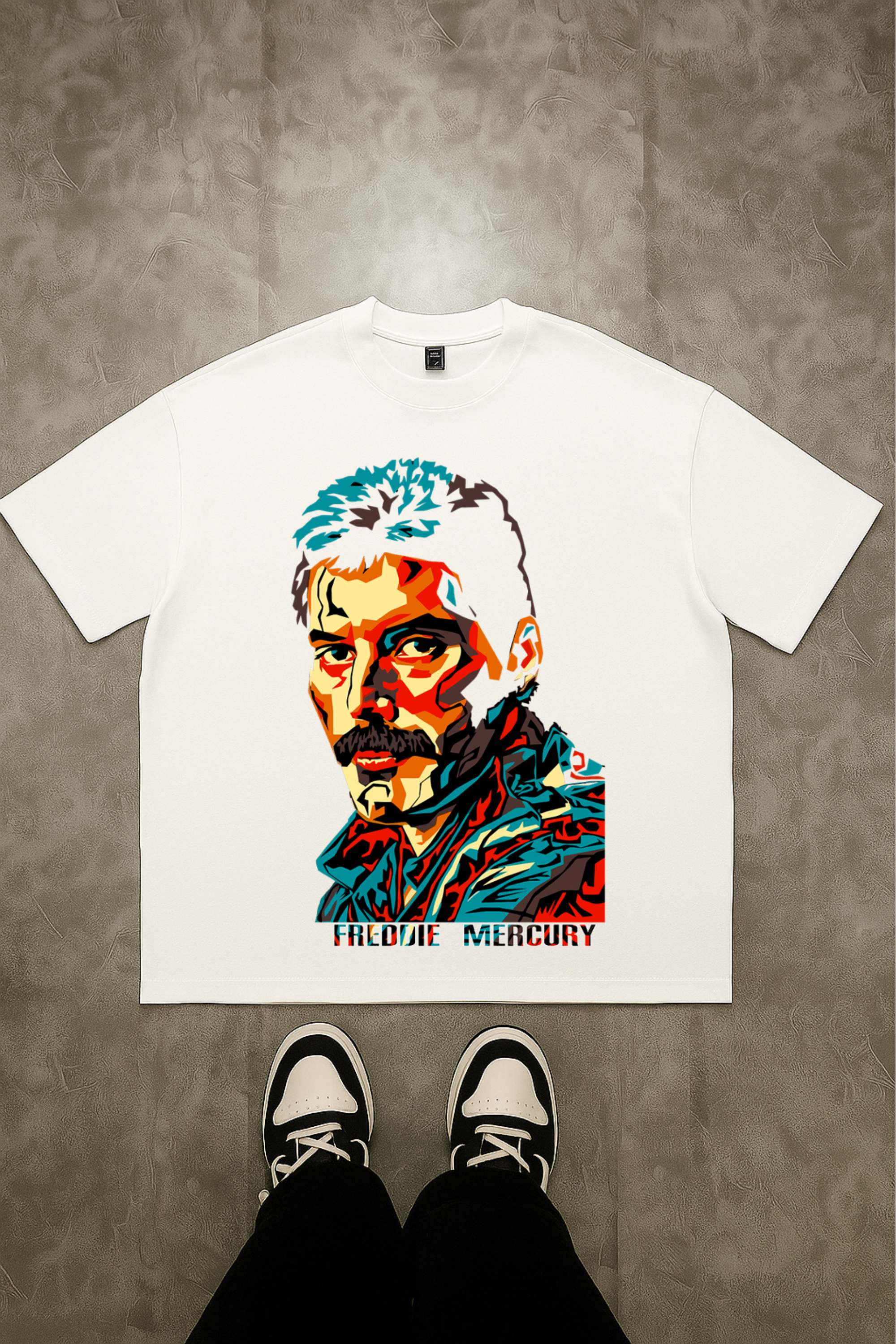 Camiseta Oversized Freddie Mercury 2 EF