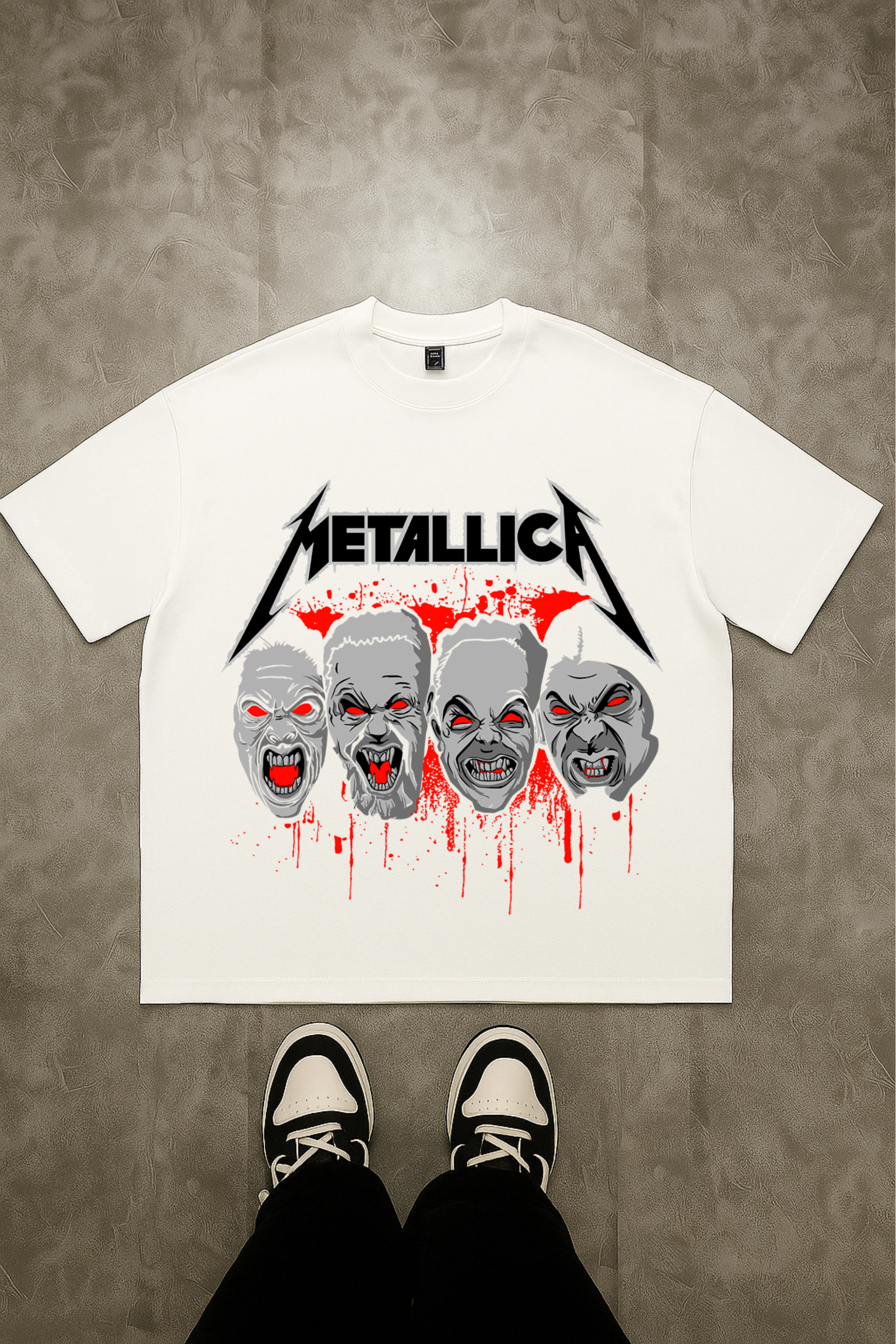 Camiseta Oversized Metallica 5 EF