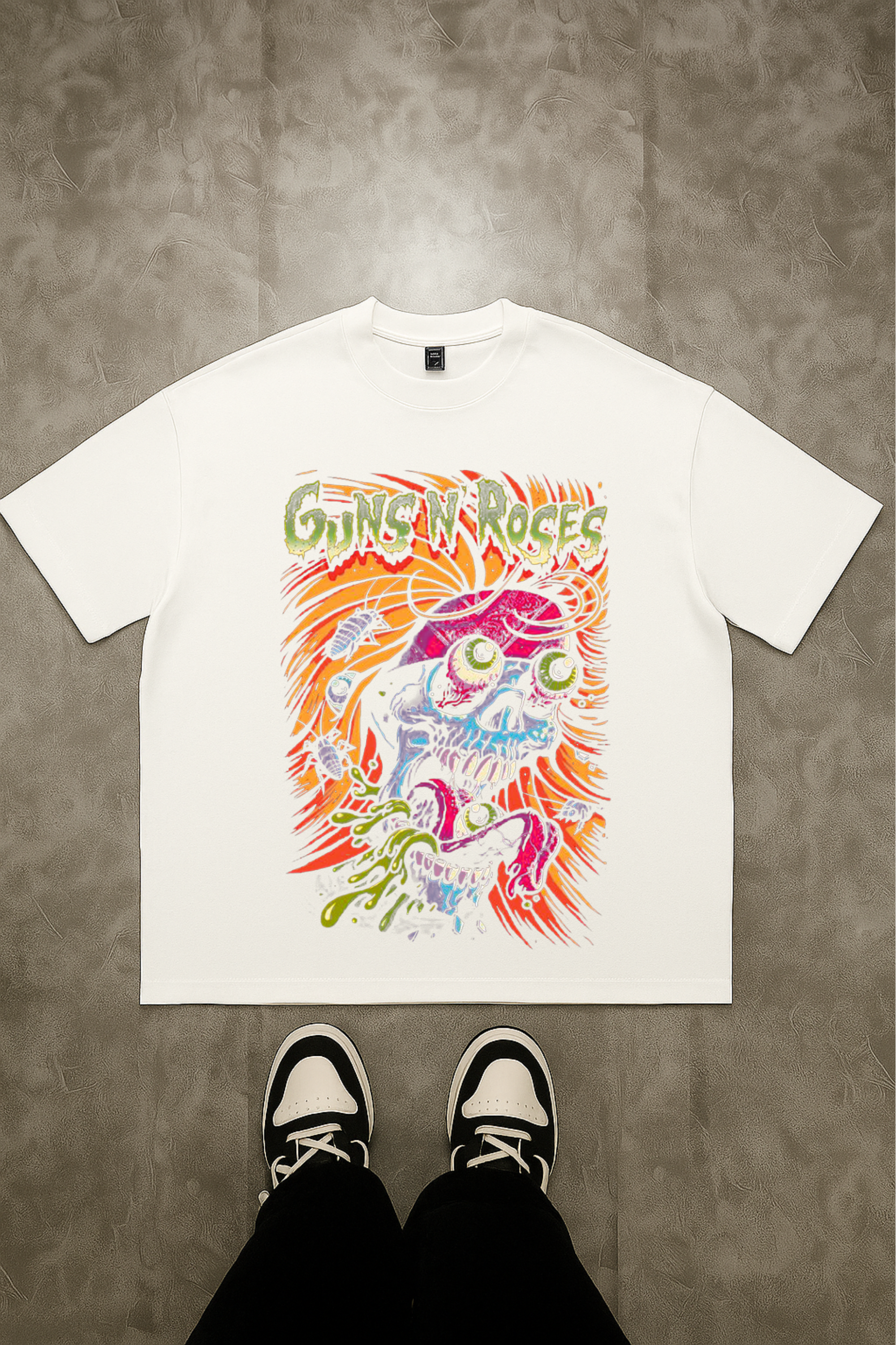 Camiseta Oversized Guns n Roses 9 EF