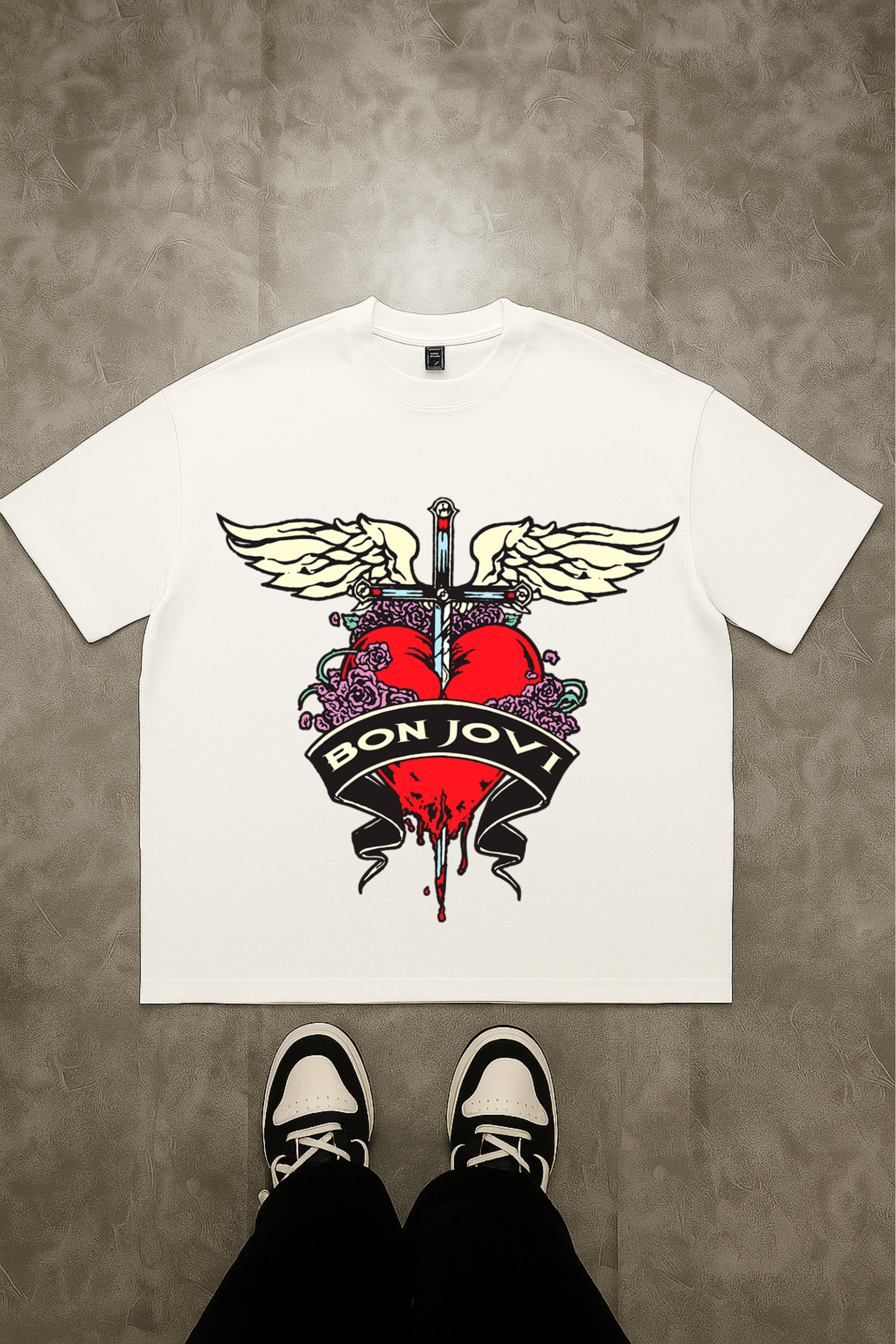 Camiseta Oversized Bon Jovi 1 EF