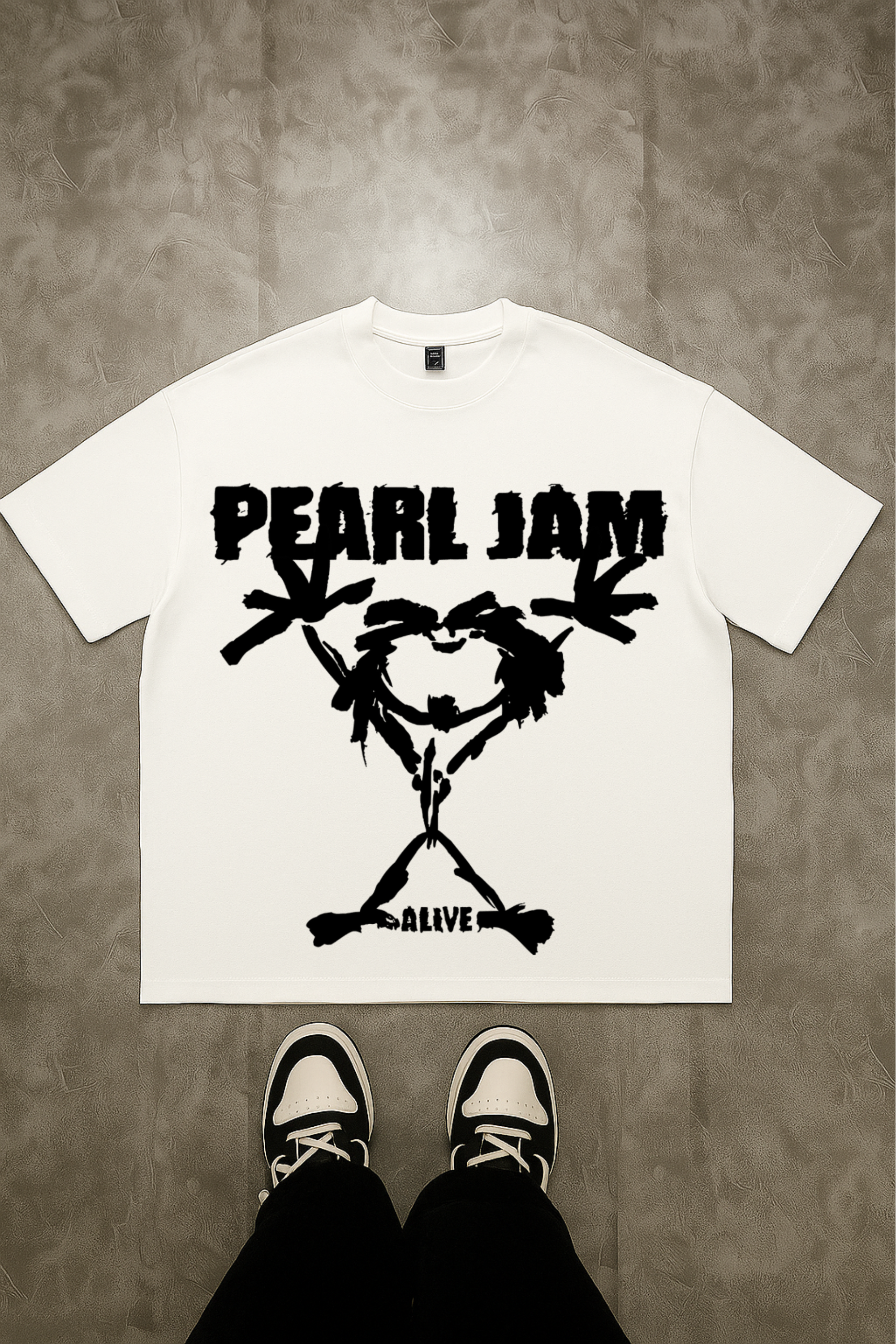 Camiseta Oversized Pearl Jam 3 EF