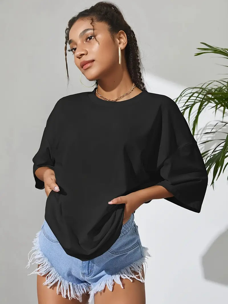 Camiseta Oversized Time Never Stops EC