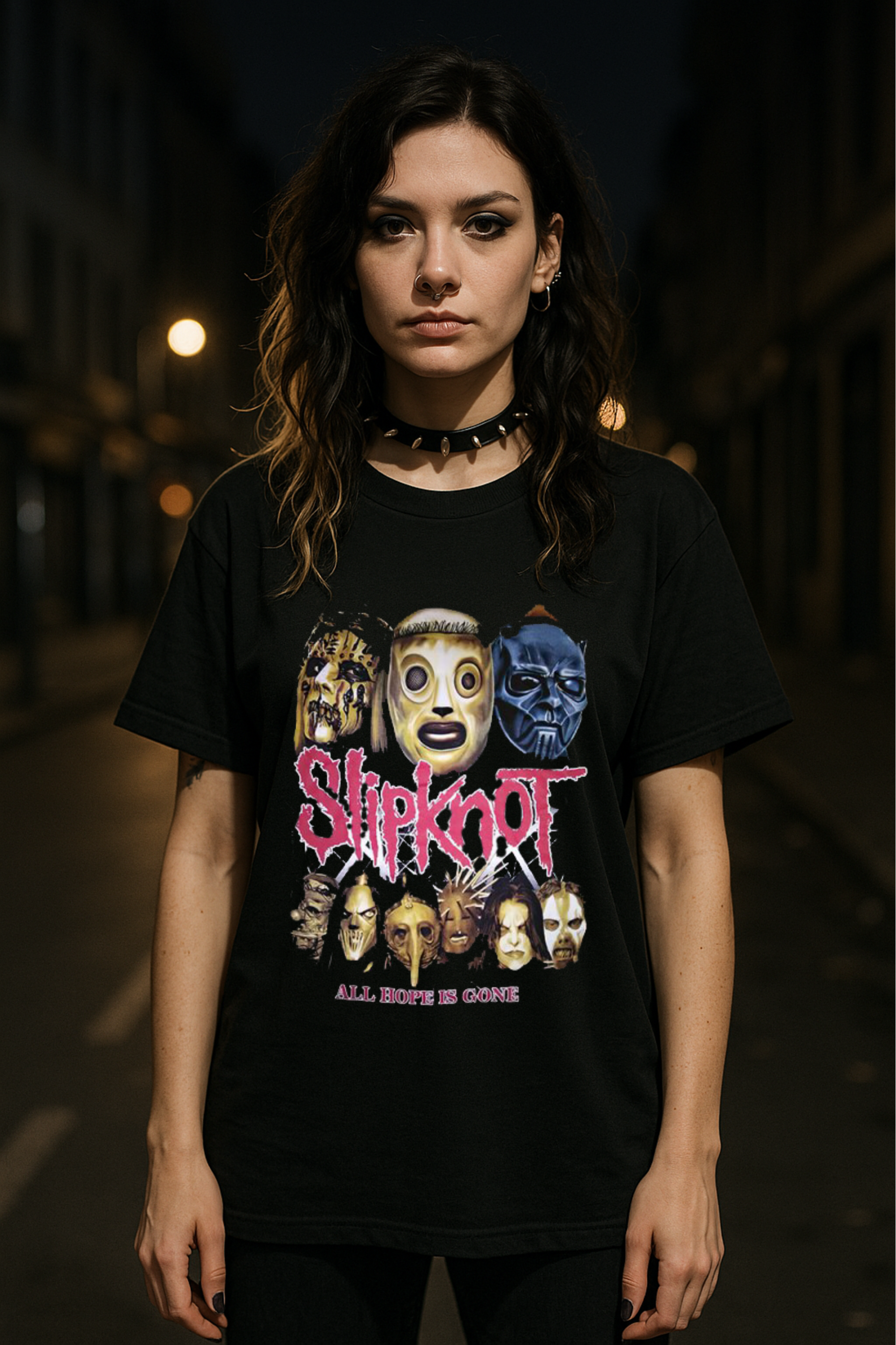 Camiseta Oversized Slipknot 1 EF