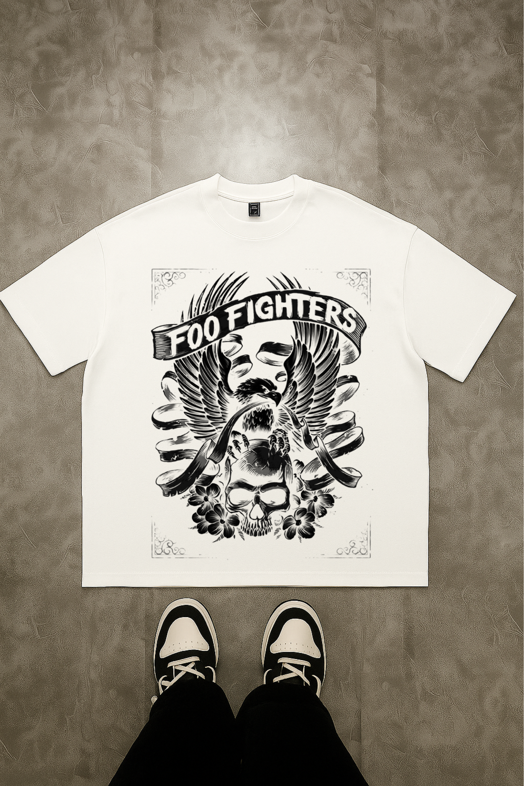 Camiseta Oversized Foo Fighters 2 EF