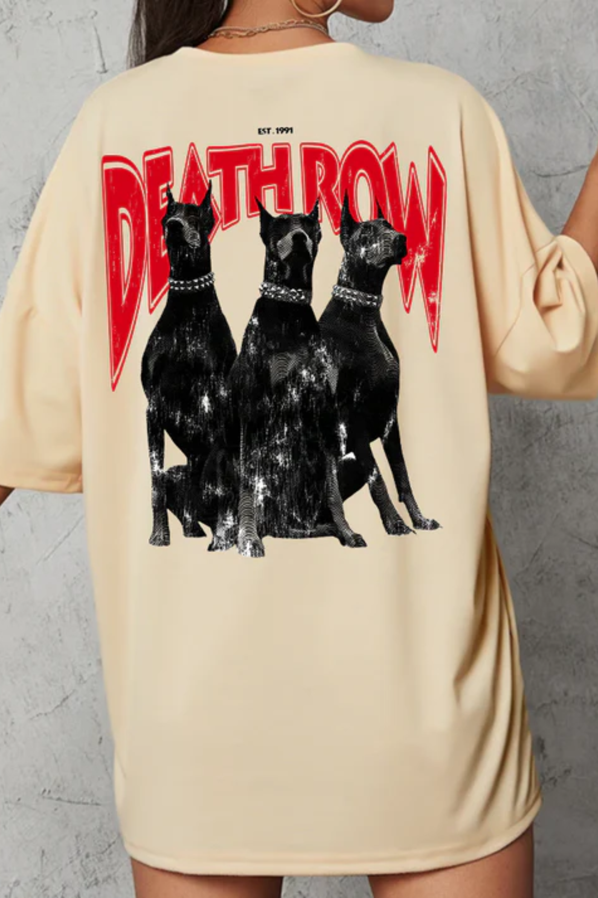 Camiseta Oversized Deathrow EFC MEIO