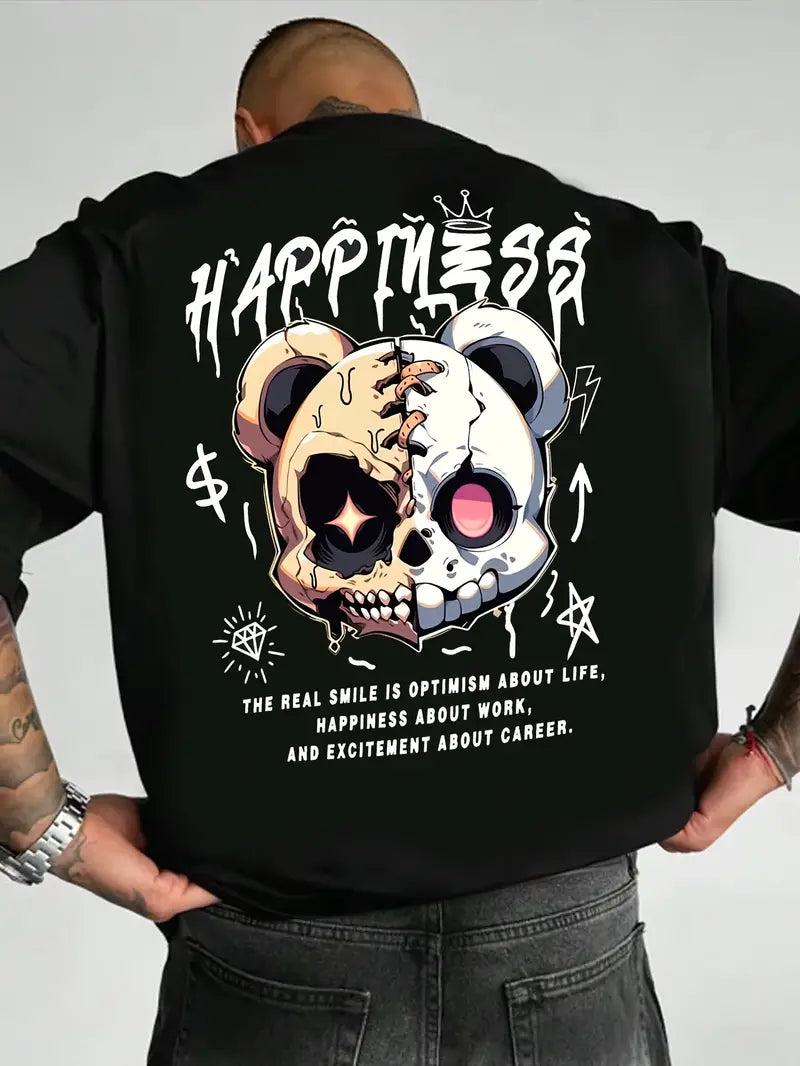 Camiseta Oversized Happiness Bear EC