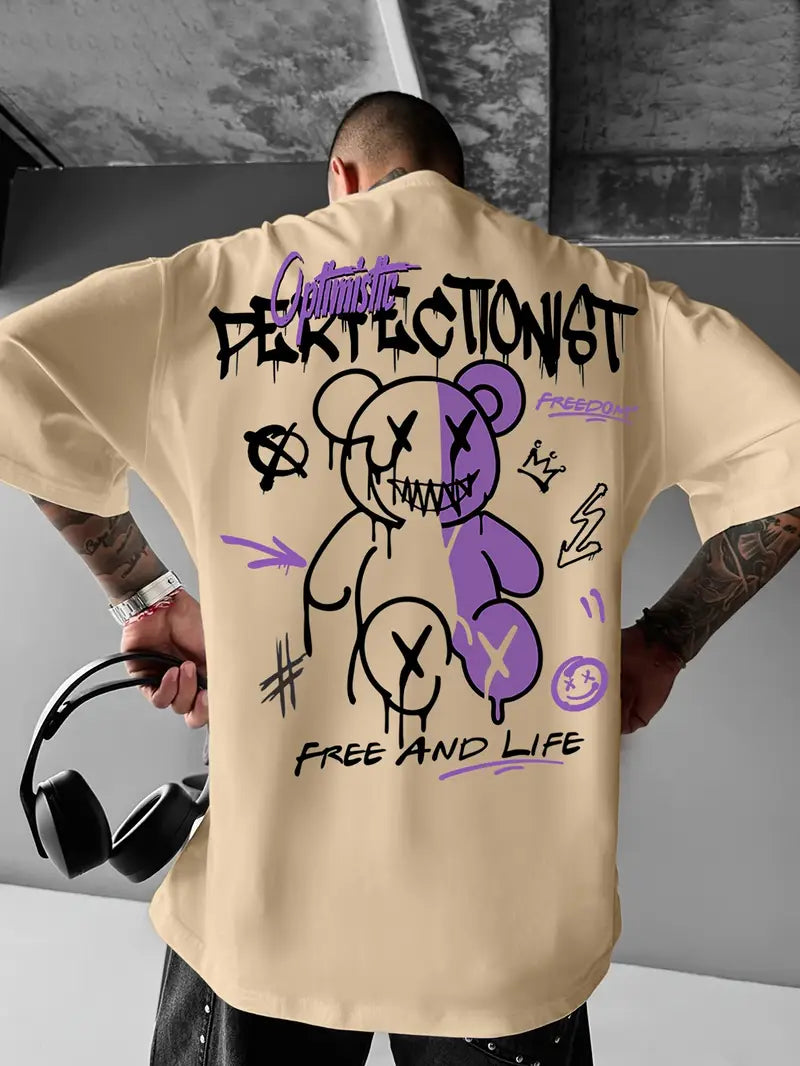 Camiseta Oversized Crazy Bear EFC MEIO