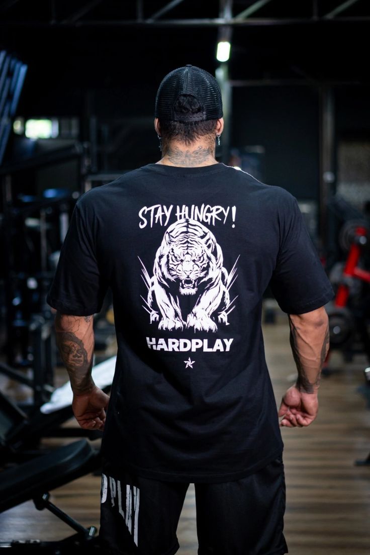 Camiseta Oversized Stay Hungry EC