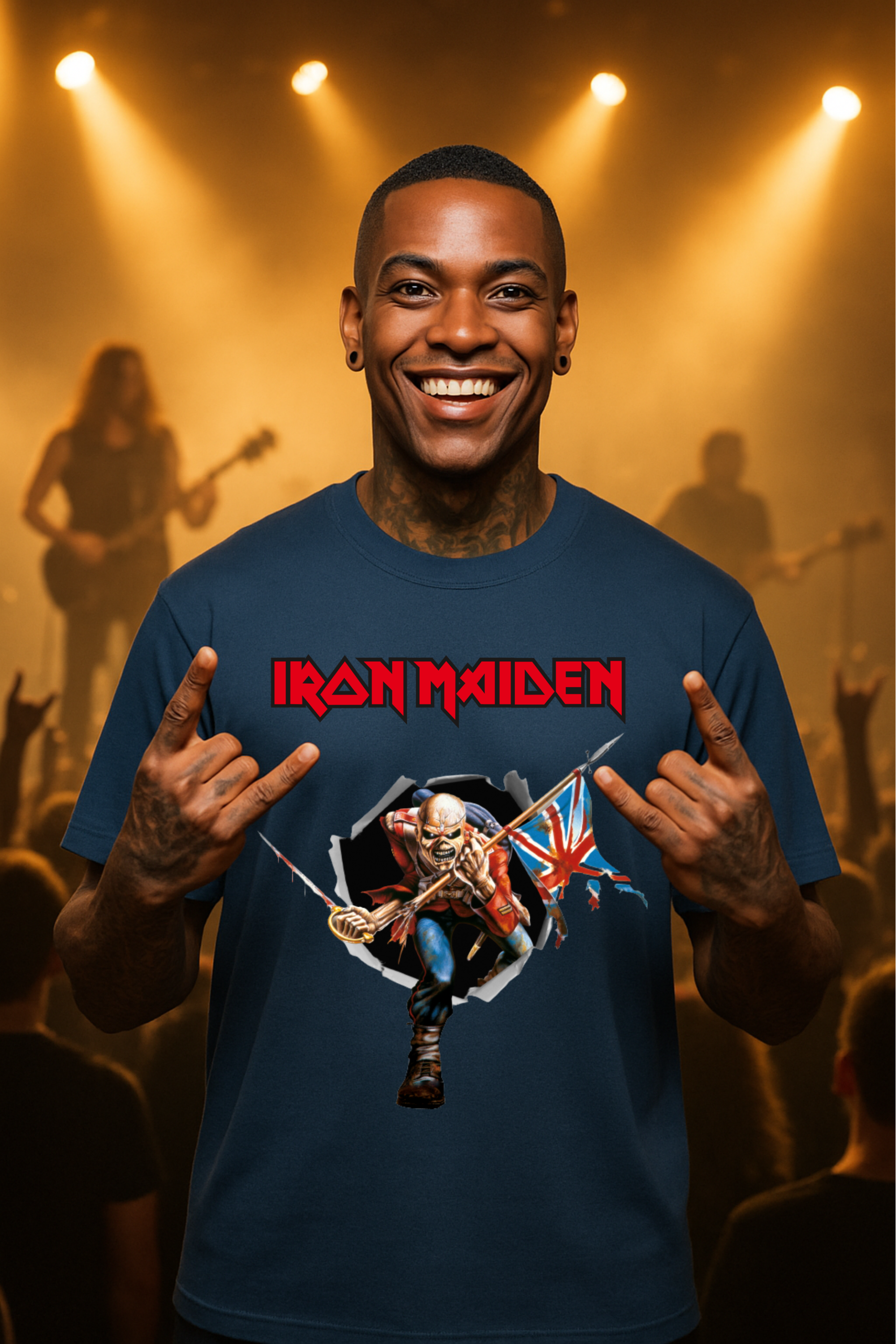 Camiseta Oversized Iron Maiden 1 EF