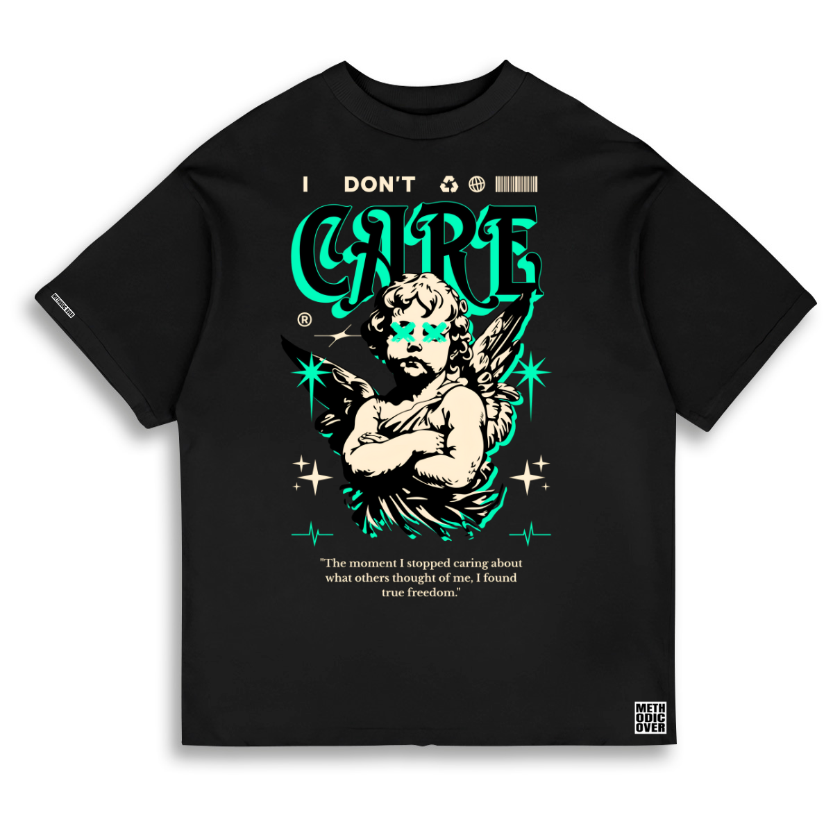 Camiseta Oversized Don't Care EF M.O