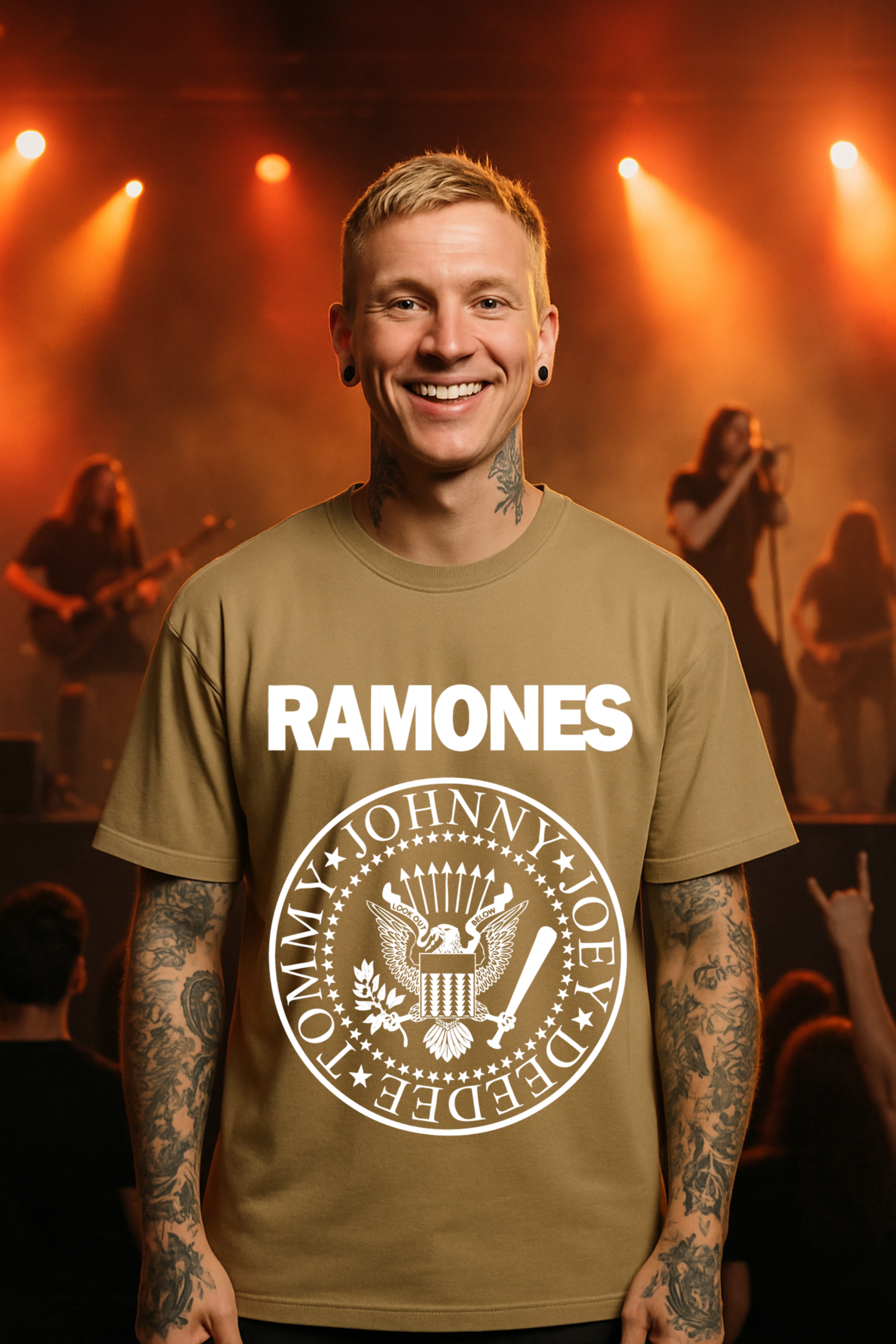 Camiseta Oversized Ramones 1 EF