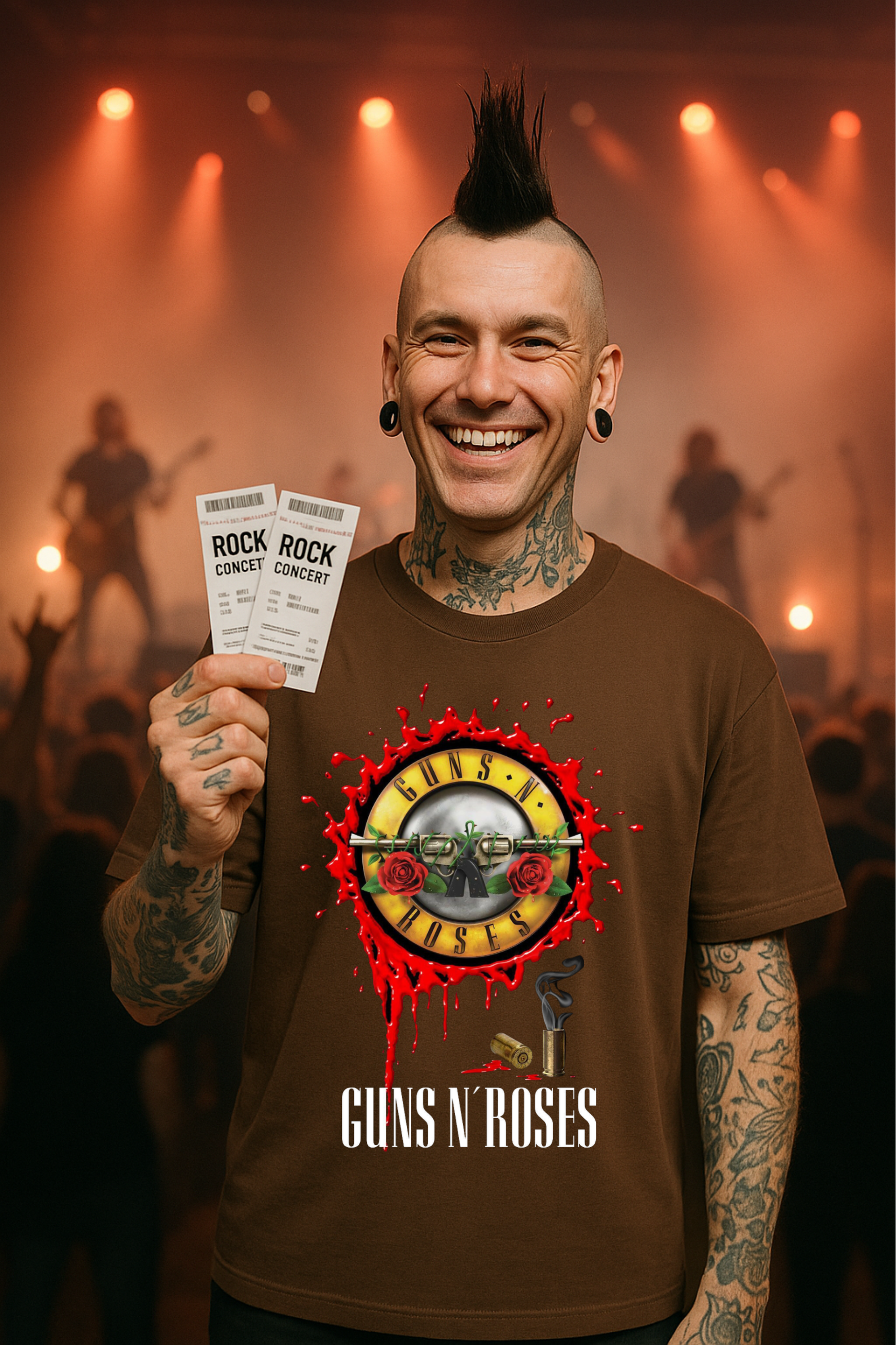 Camiseta Oversized Guns N' Roses 2 EF