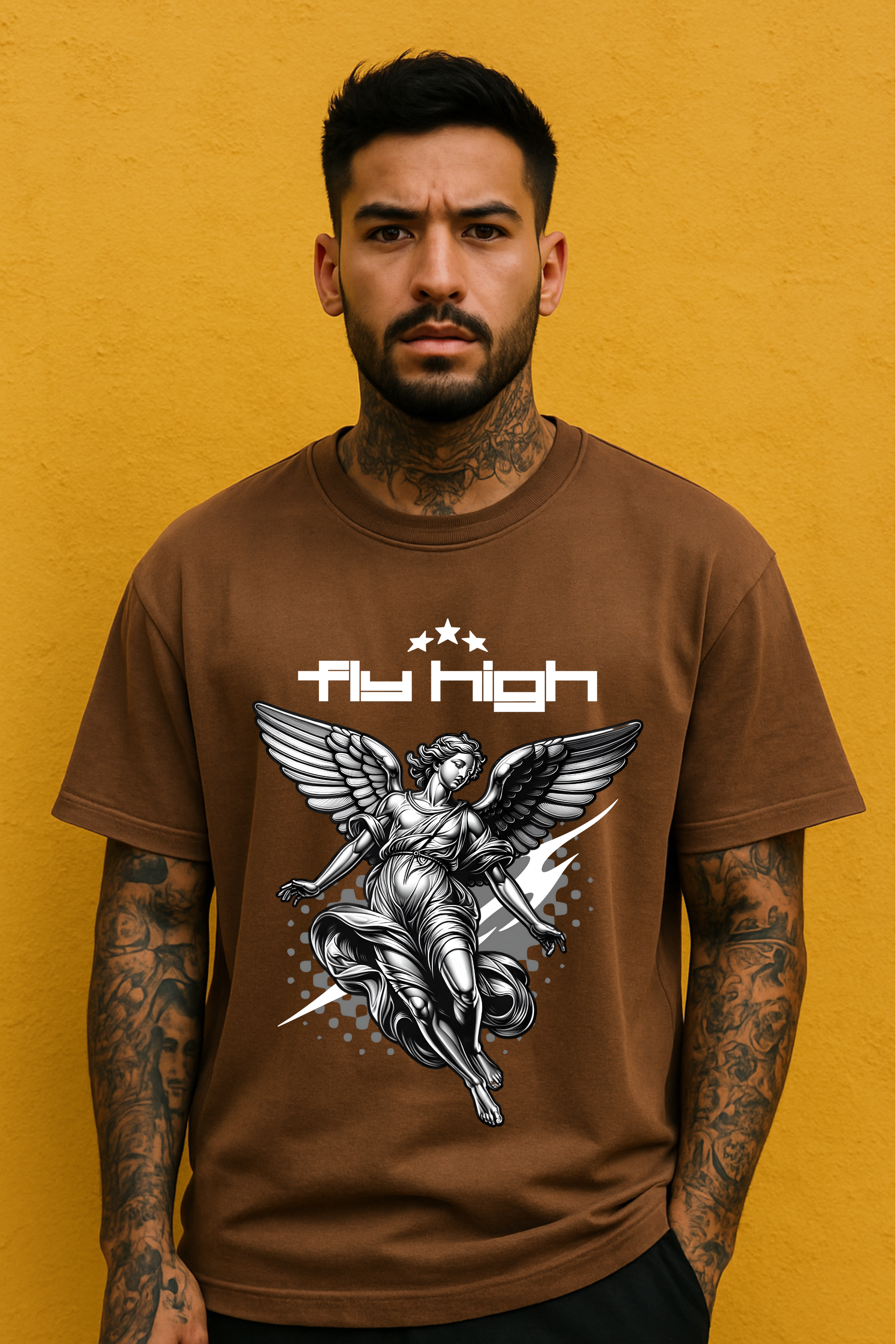 Camiseta Oversized White Angel EF M.O