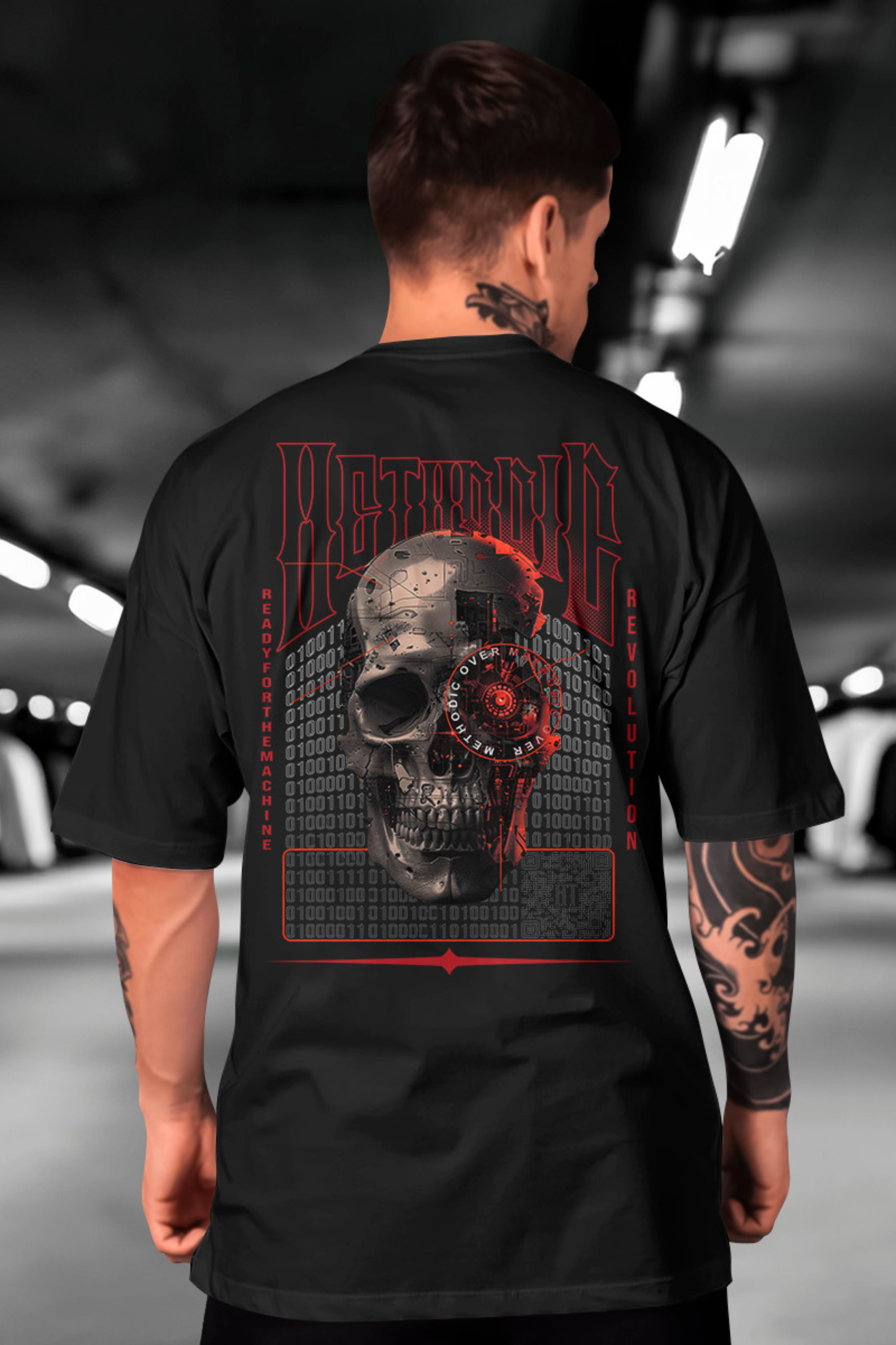 Camiseta Oversized Future Skull EFC MEIO M.O