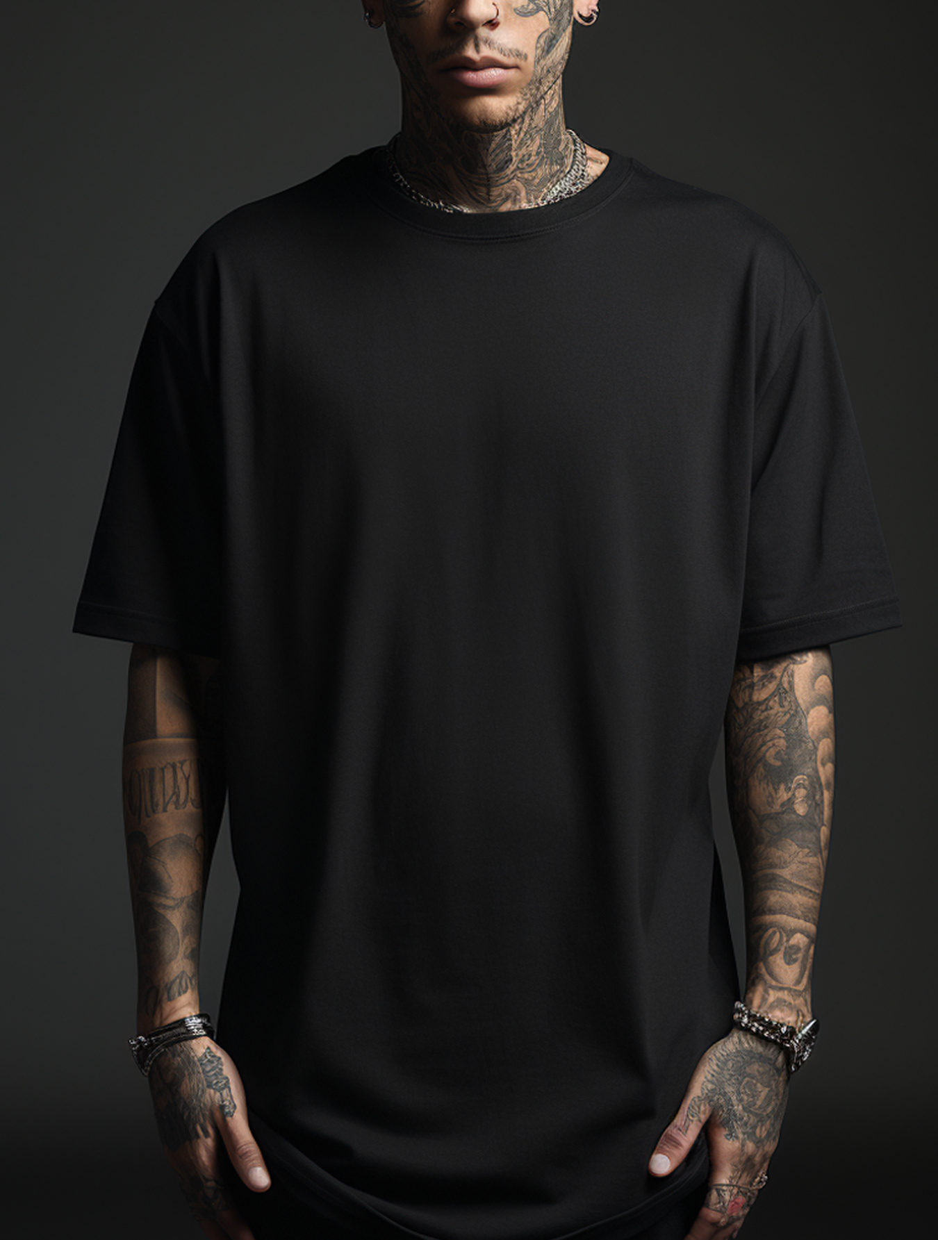 Camiseta Oversized God of Hustler EC