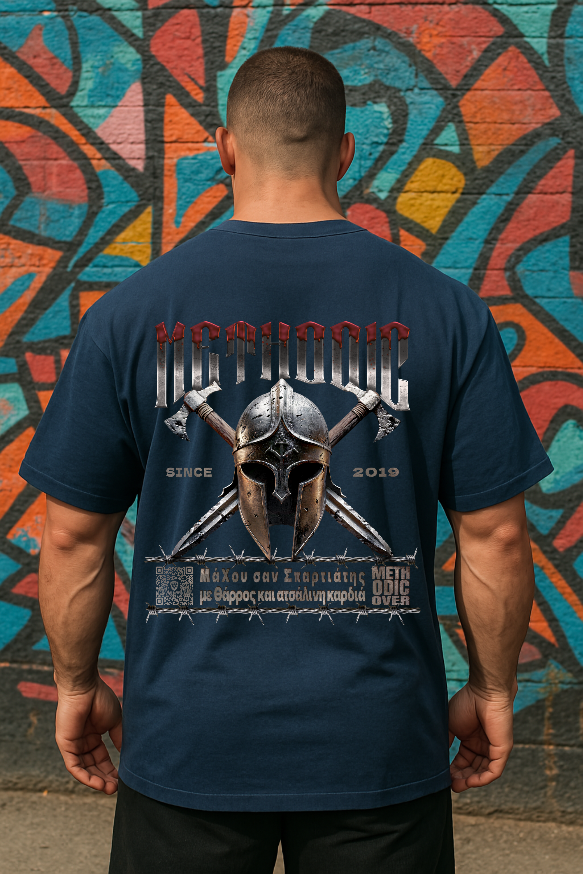 Camiseta Oversized Spartan Methodic EFC MEIO M.O