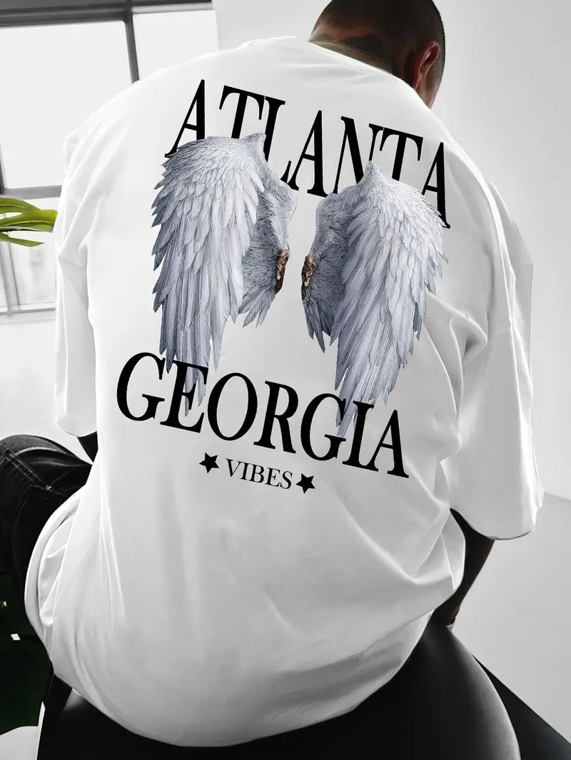 Camiseta Oversized Atlanta Georgia Vibes EC