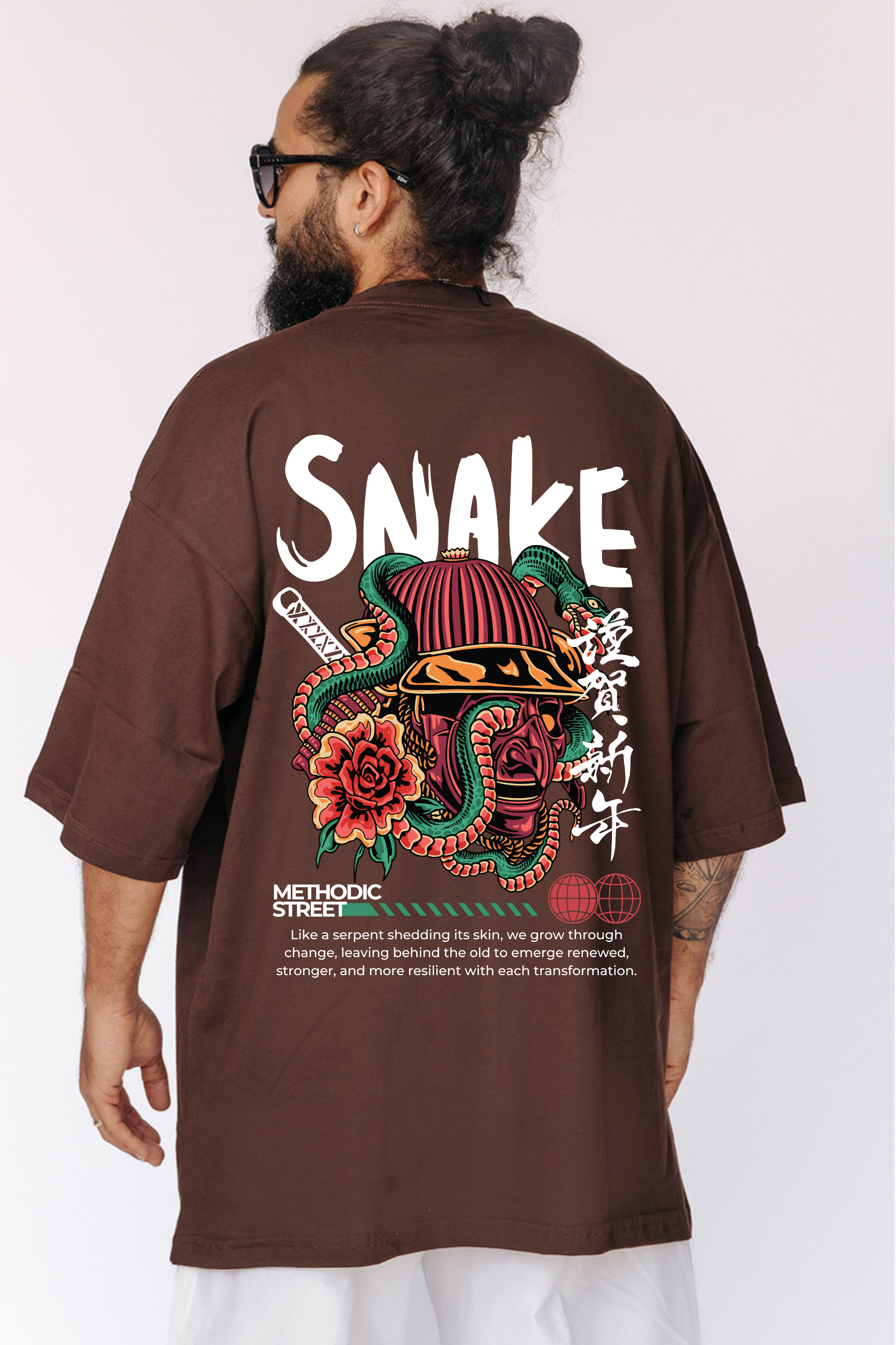 Camiseta Oversized Snake Street EFC MEIO