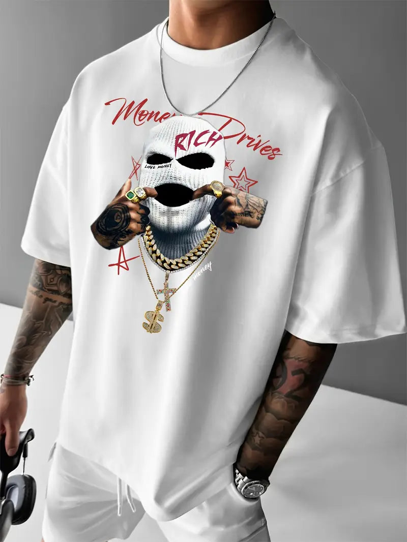 Camiseta Oversized Money Drives EF MEIO