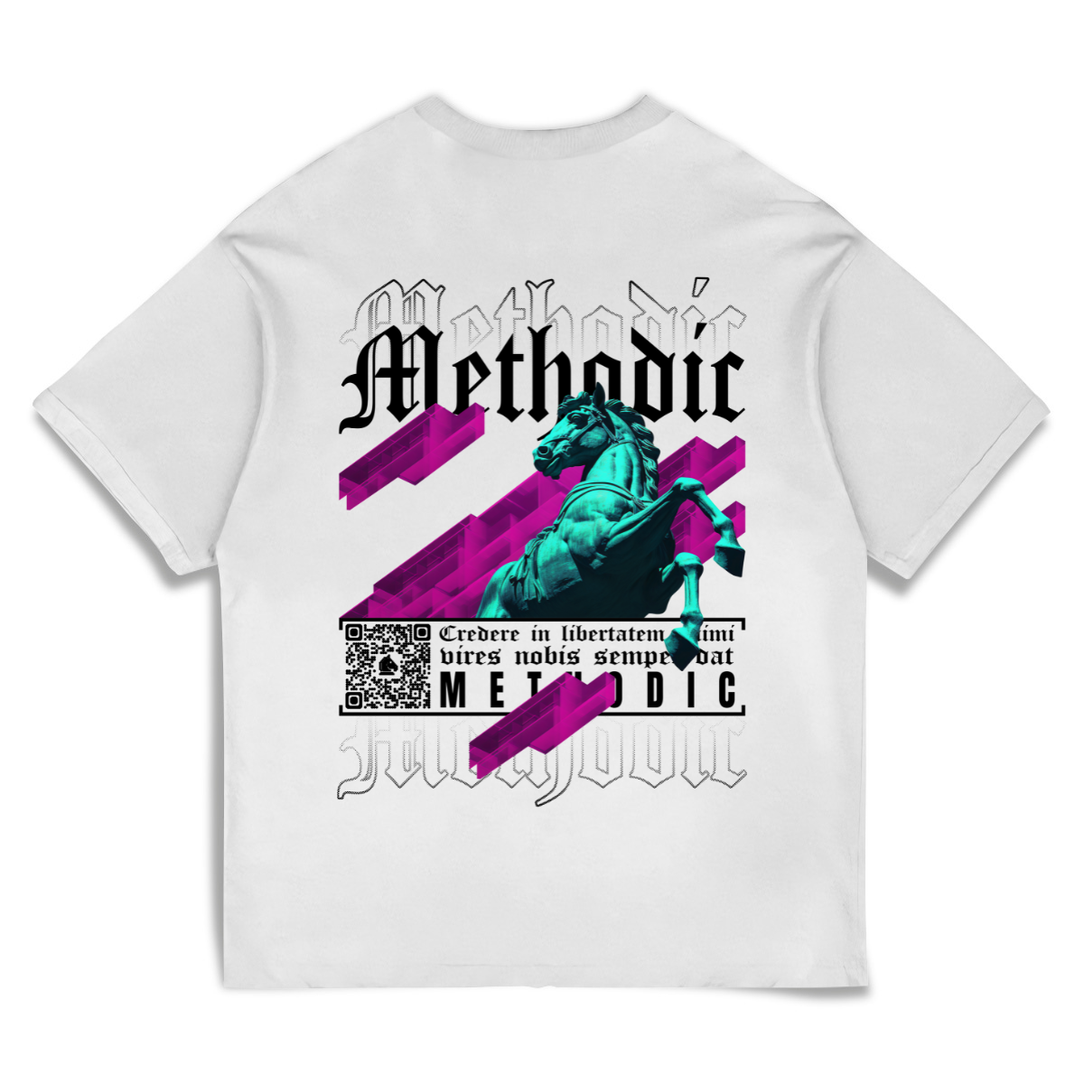 Camiseta Oversized Horse Methodic EFC MEIO M.O