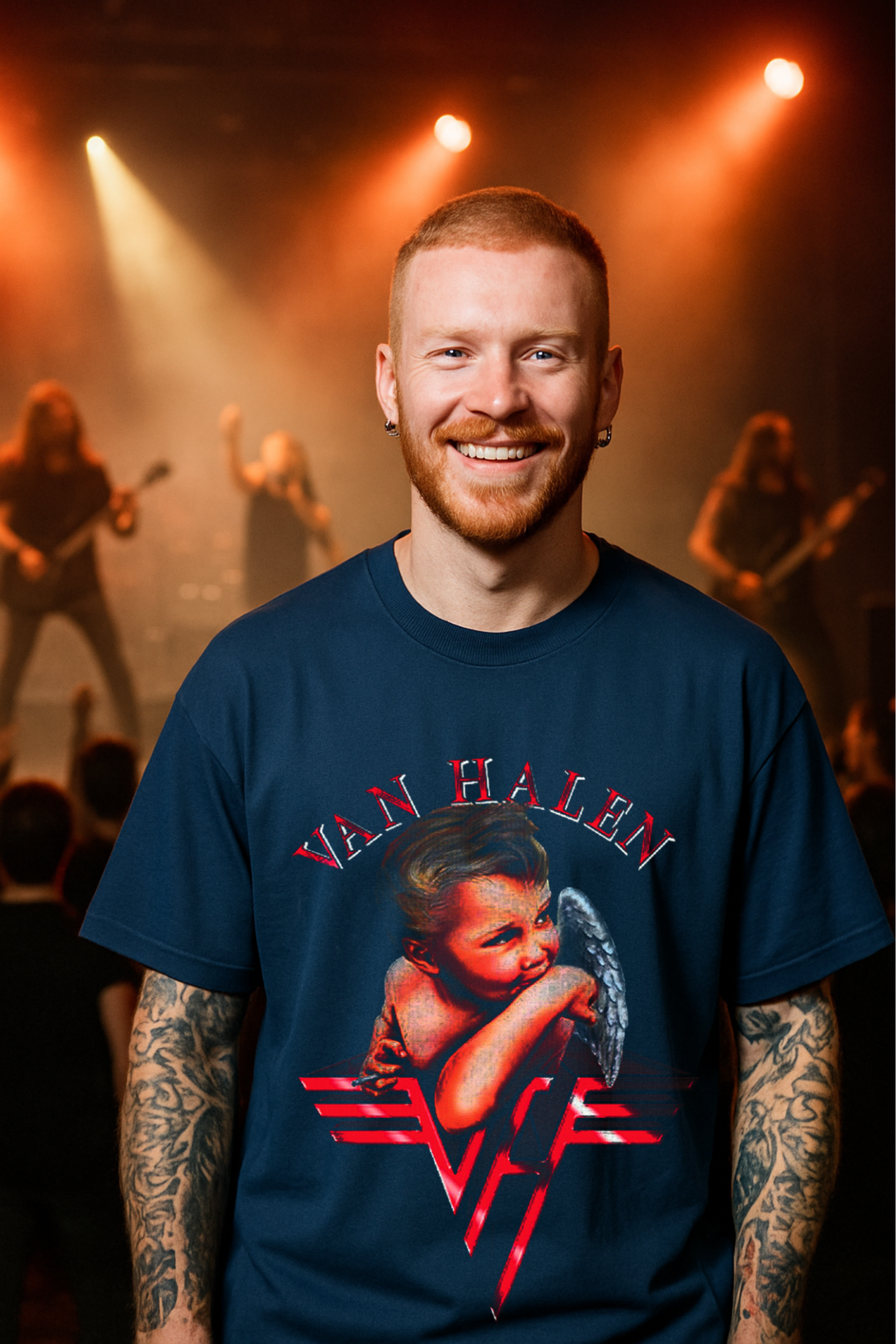 Camiseta Oversized Van Halen 2 EF