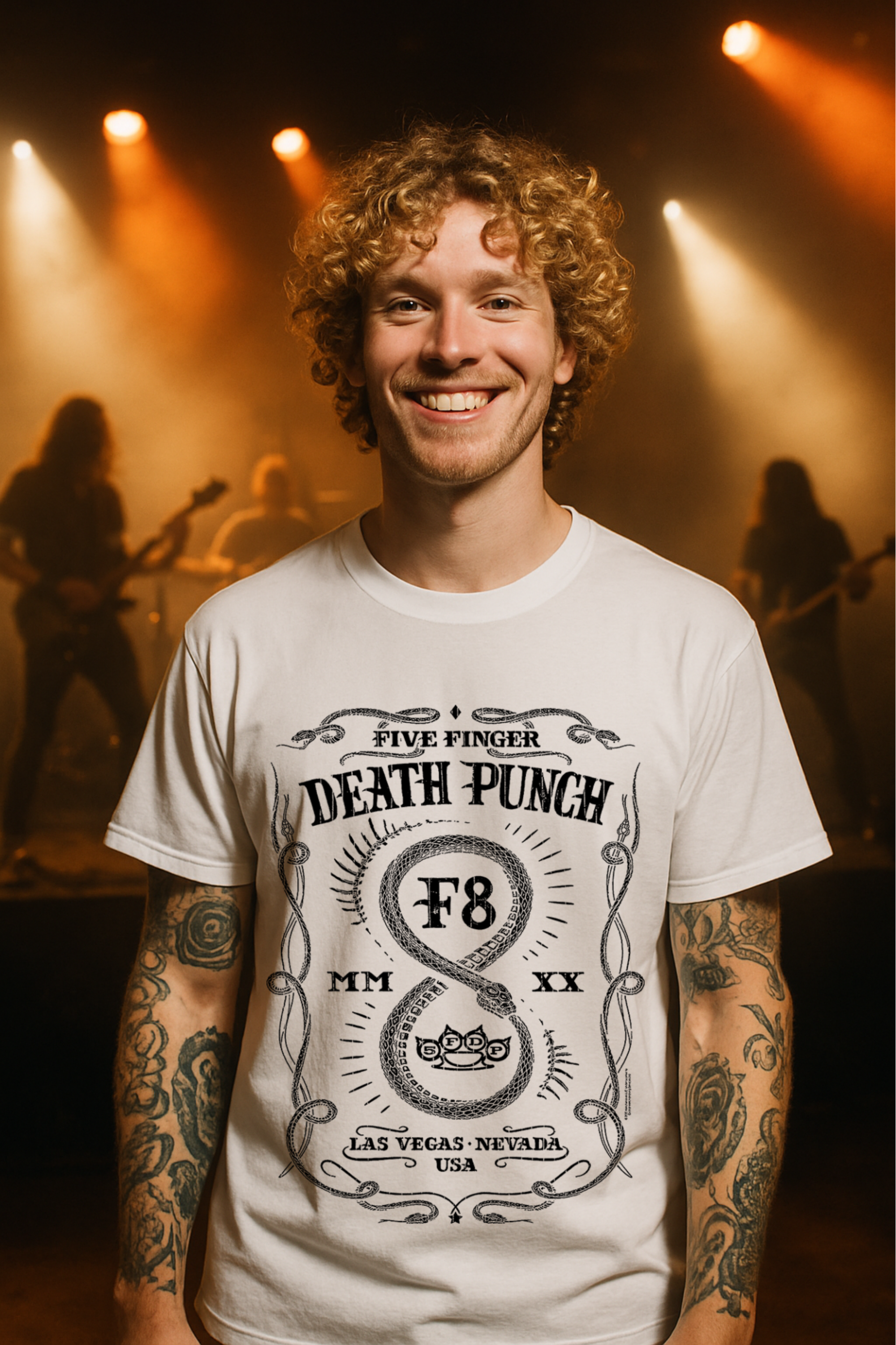 Camiseta Oversized Five Finger Death Punch 1 EF