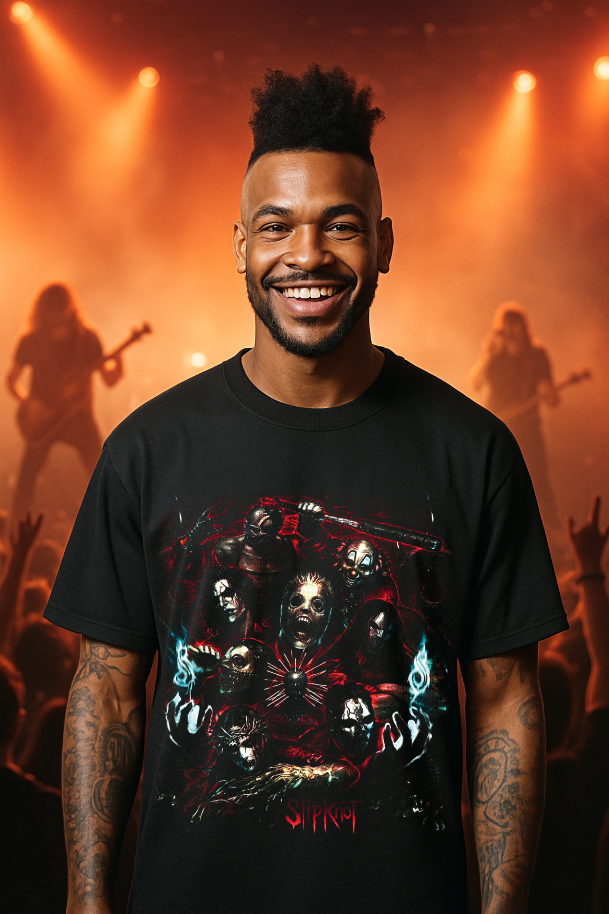 Camiseta Oversized Slipknot 8 EF