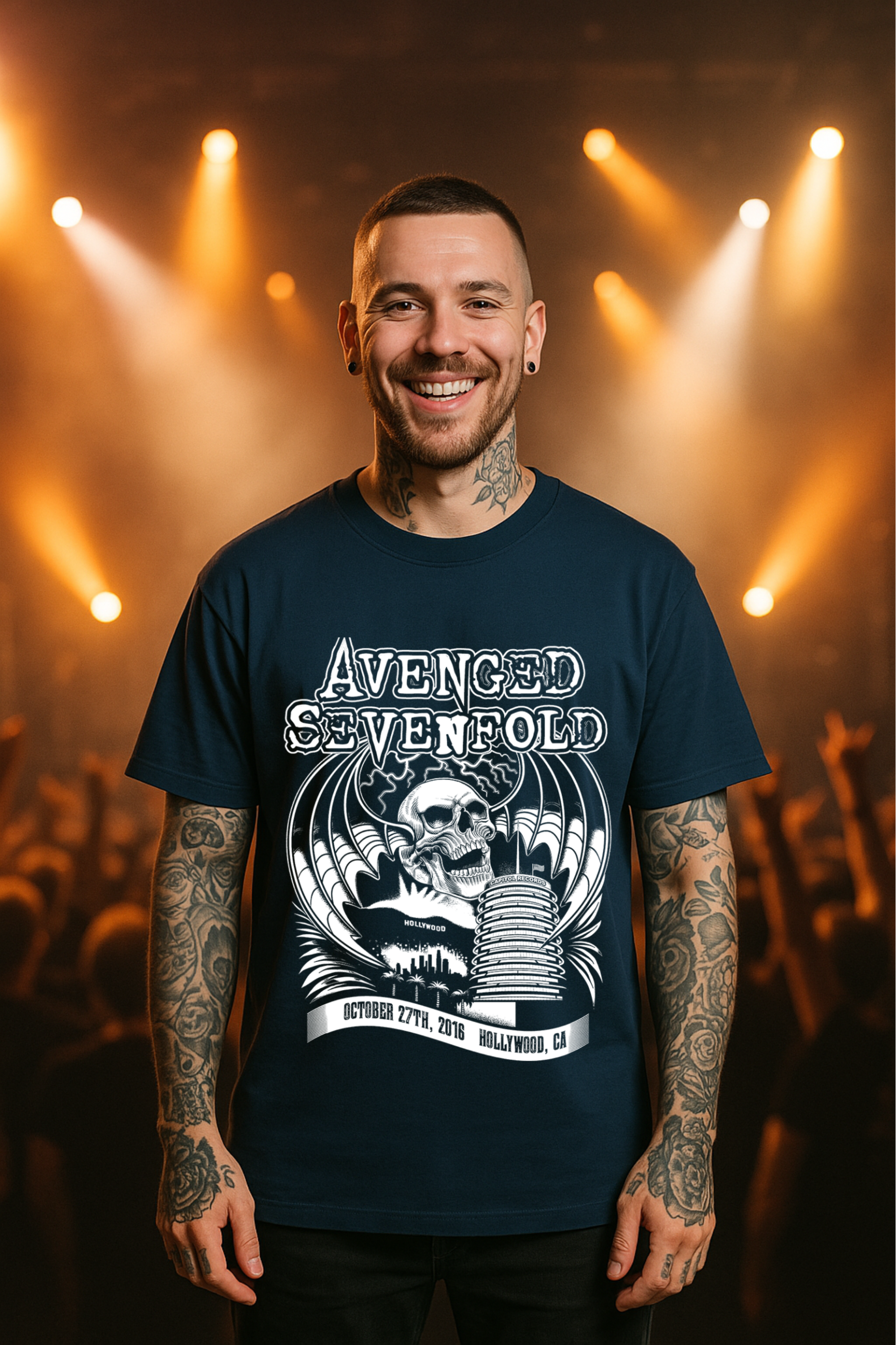 Camiseta Oversized Avenged Sevenfold 4 EF